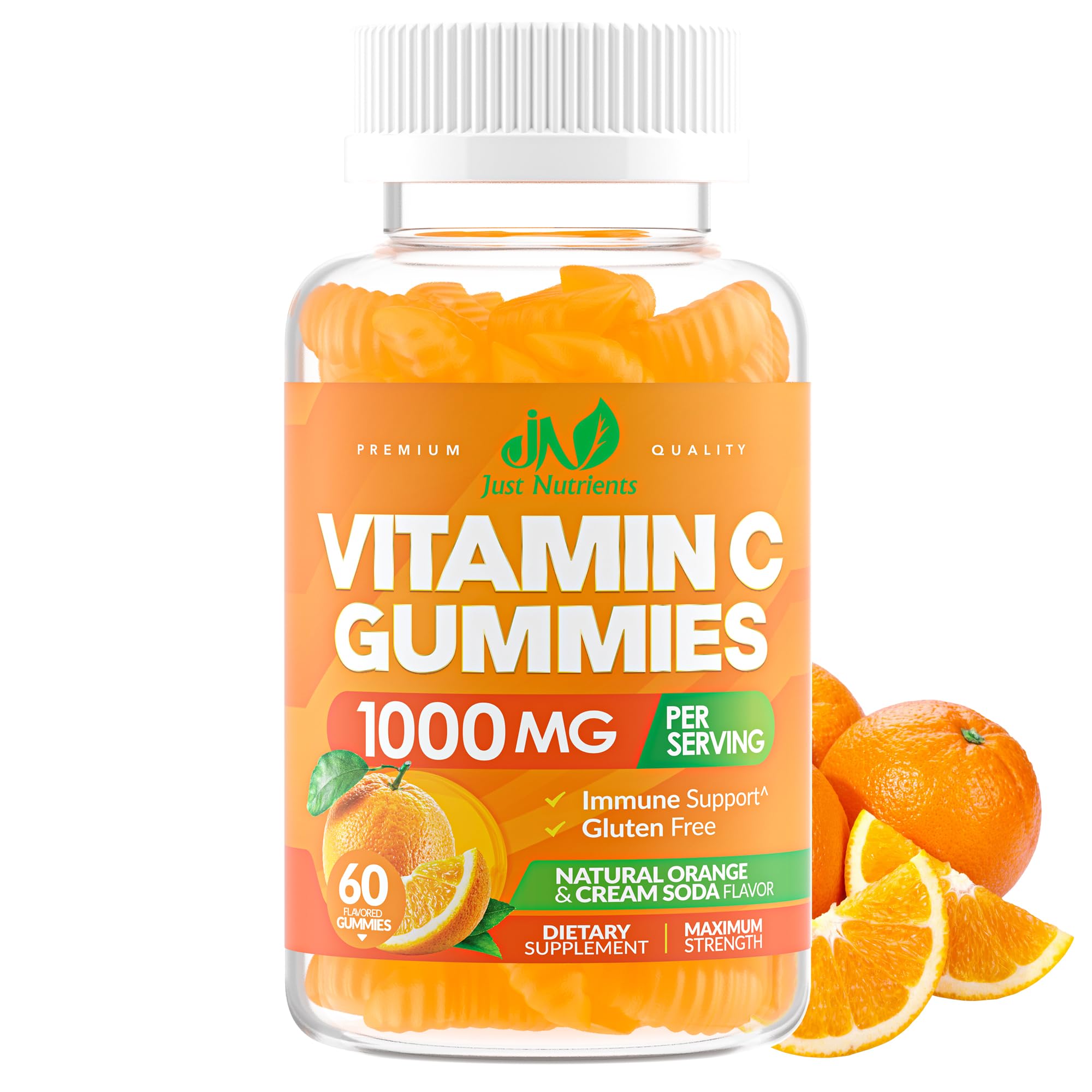 Foto 2 pulgar | Gomitas De Vitamina C Just Nutrients 1000 Mg Con 60 Gomitas De Zinc - Venta Internacional.