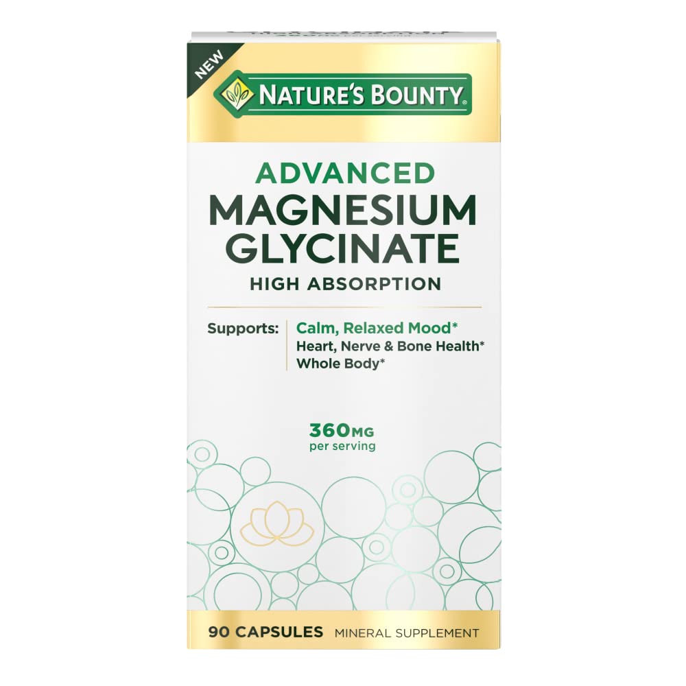 Foto 1 | Suplemento De Magnesio De Alta Absorción De Nature's Bounty 90 Cápsulas - Venta Internacional.