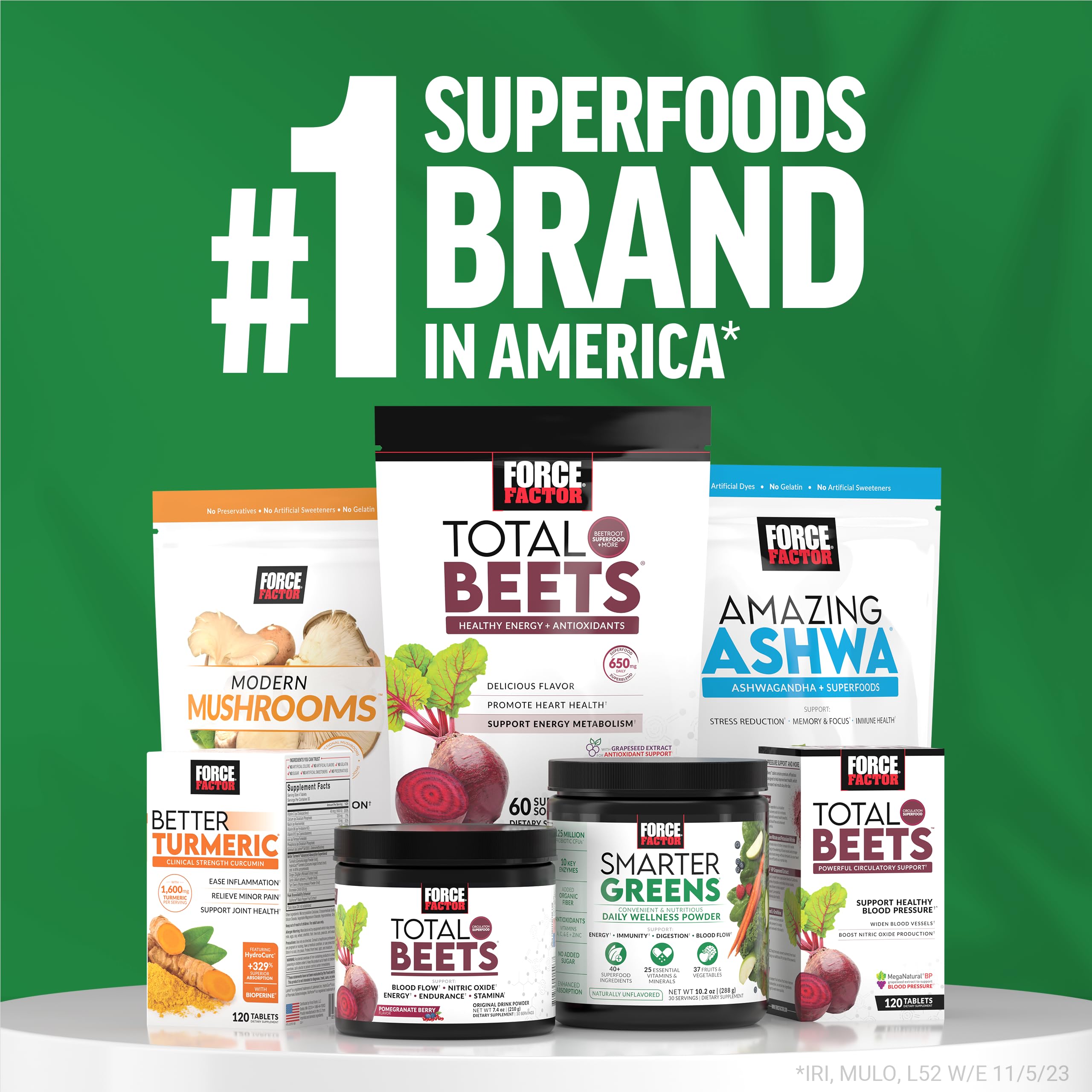Foto 7 pulgar | Suplemento Force Factor Smarter Greens Superfood Chews X2 - Venta Internacional.