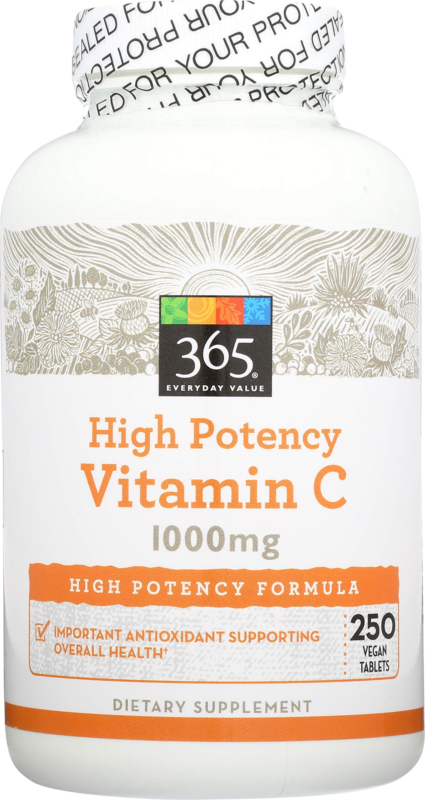 Foto 2 pulgar | Suplemento 365 Everyday Value De Vitamina C, 1000 Mg, 250 Comprimidos - Venta Internacional.