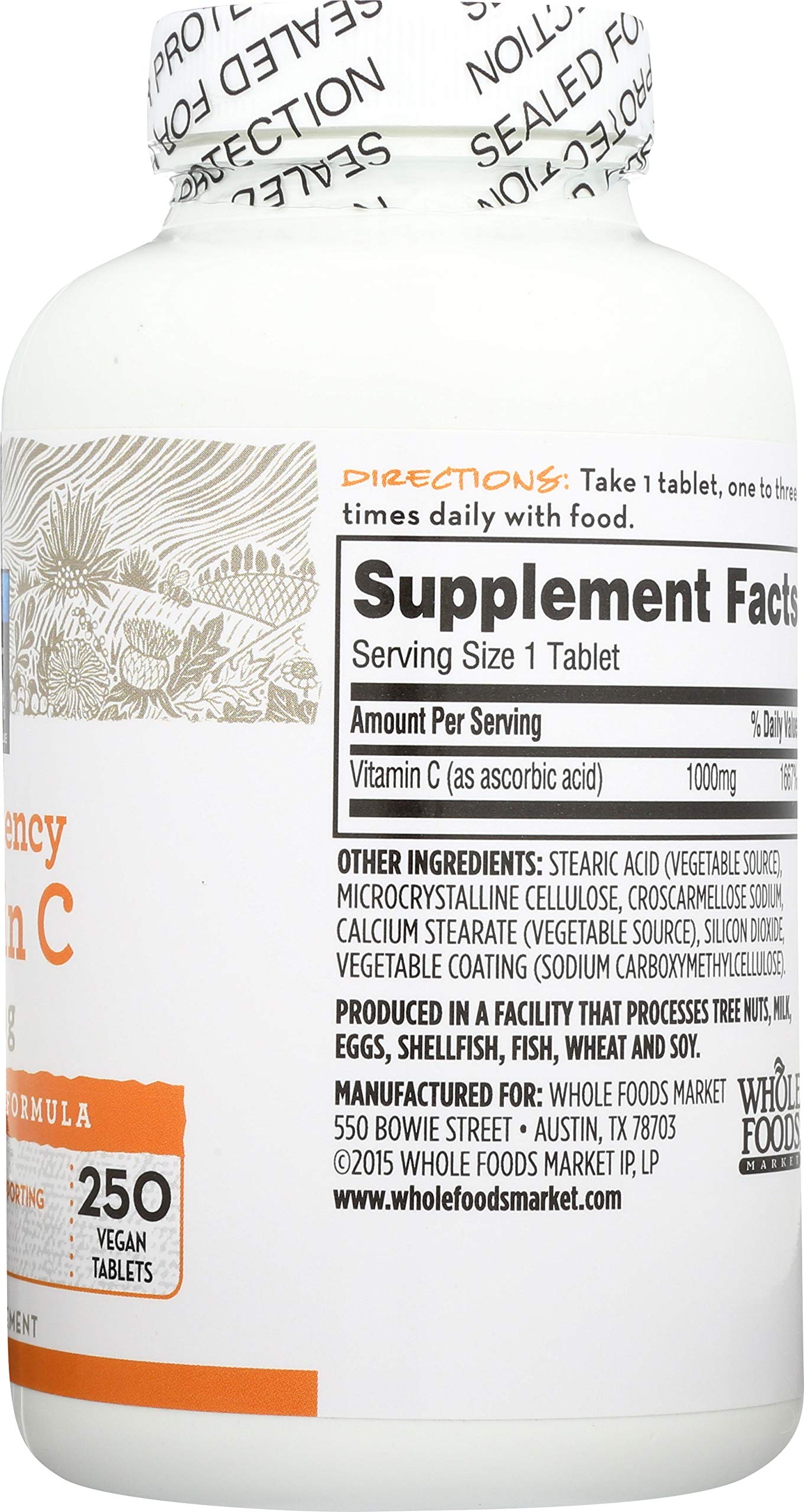 Foto 4 pulgar | Suplemento 365 Everyday Value De Vitamina C, 1000 Mg, 250 Comprimidos - Venta Internacional.