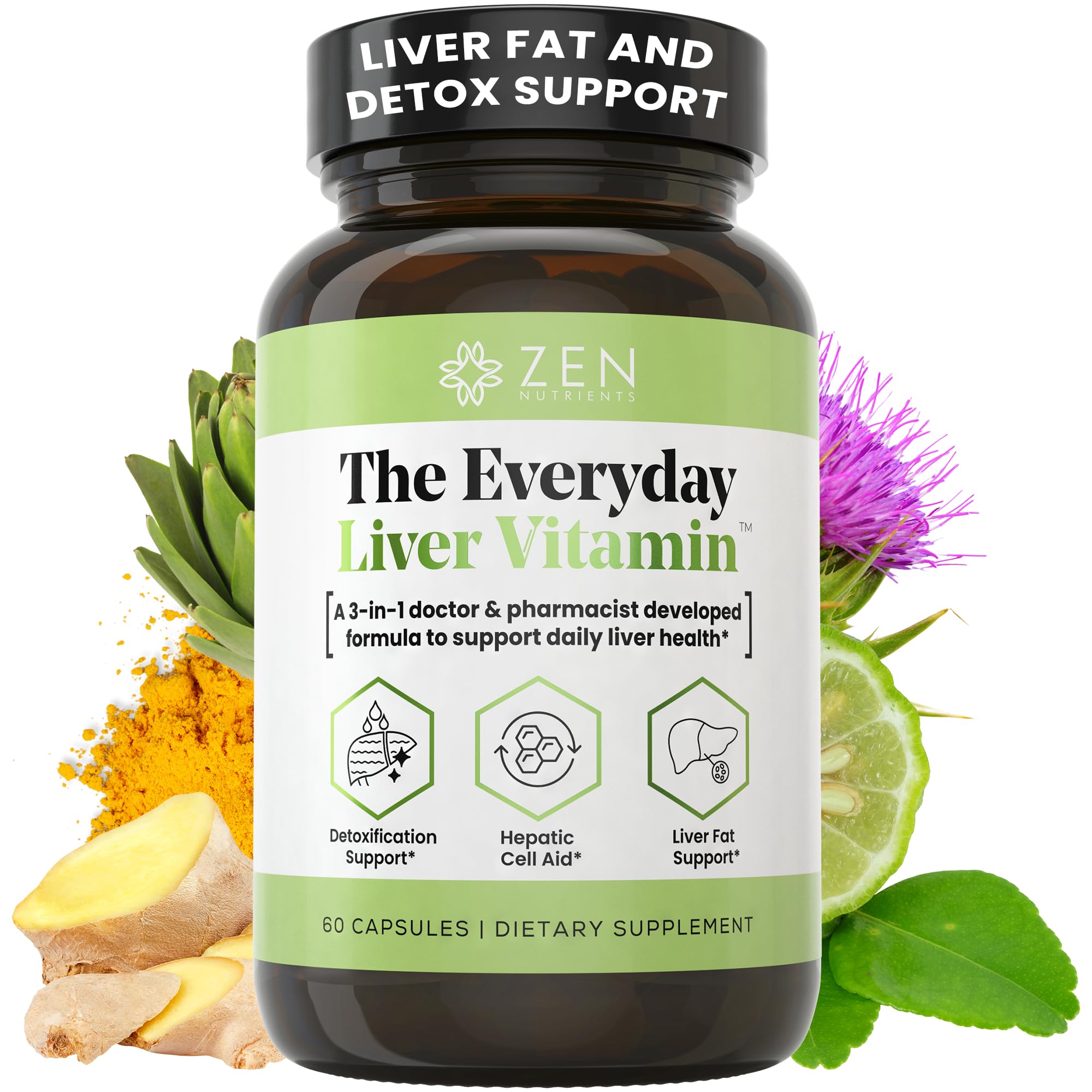 Foto 1 | Complemente Zen Nutrients, La Vitamina Diaria Para El Hígado - Venta Internacional.
