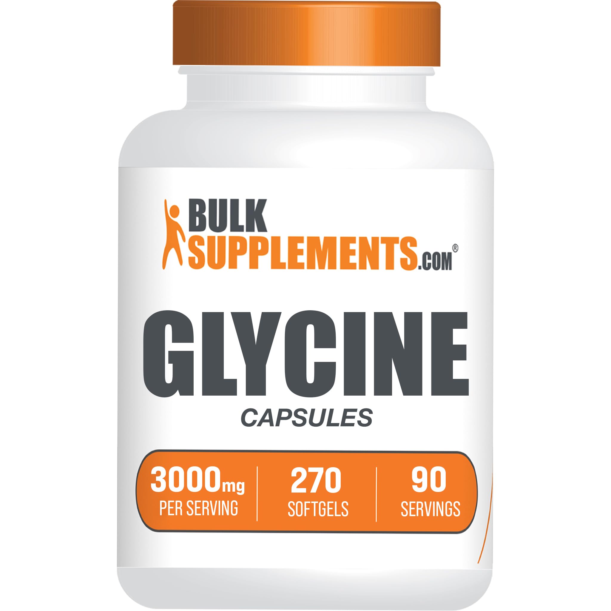 Foto 2 pulgar | Suplemento Bulksupplements.com Glicina 3000 Mg 270 Cápsulas - Venta Internacional.
