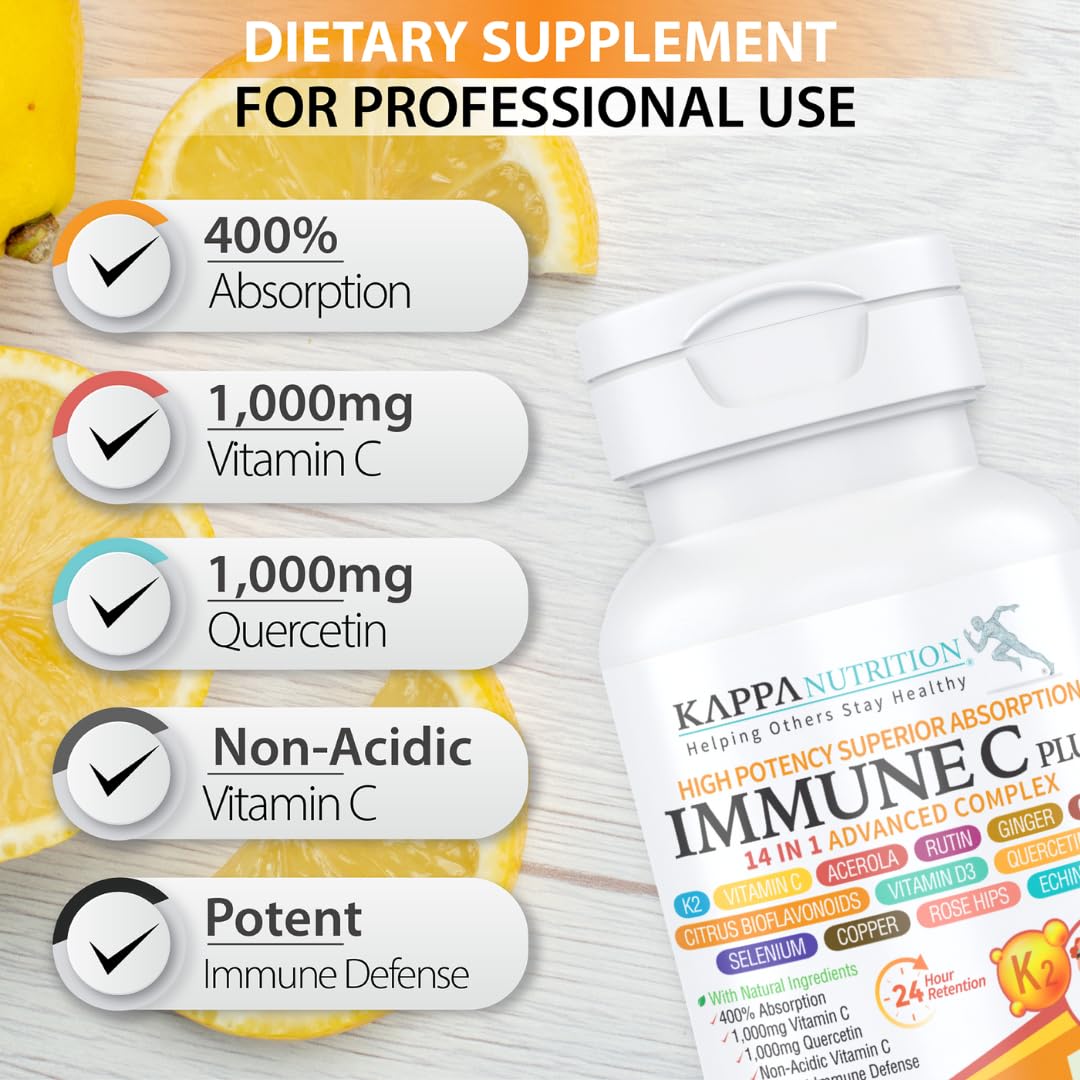 Foto 5 pulgar | (120 Cápsulas) Complejo Kappa Nutrition Immune C Plus 14 En 1 - Venta Internacional.