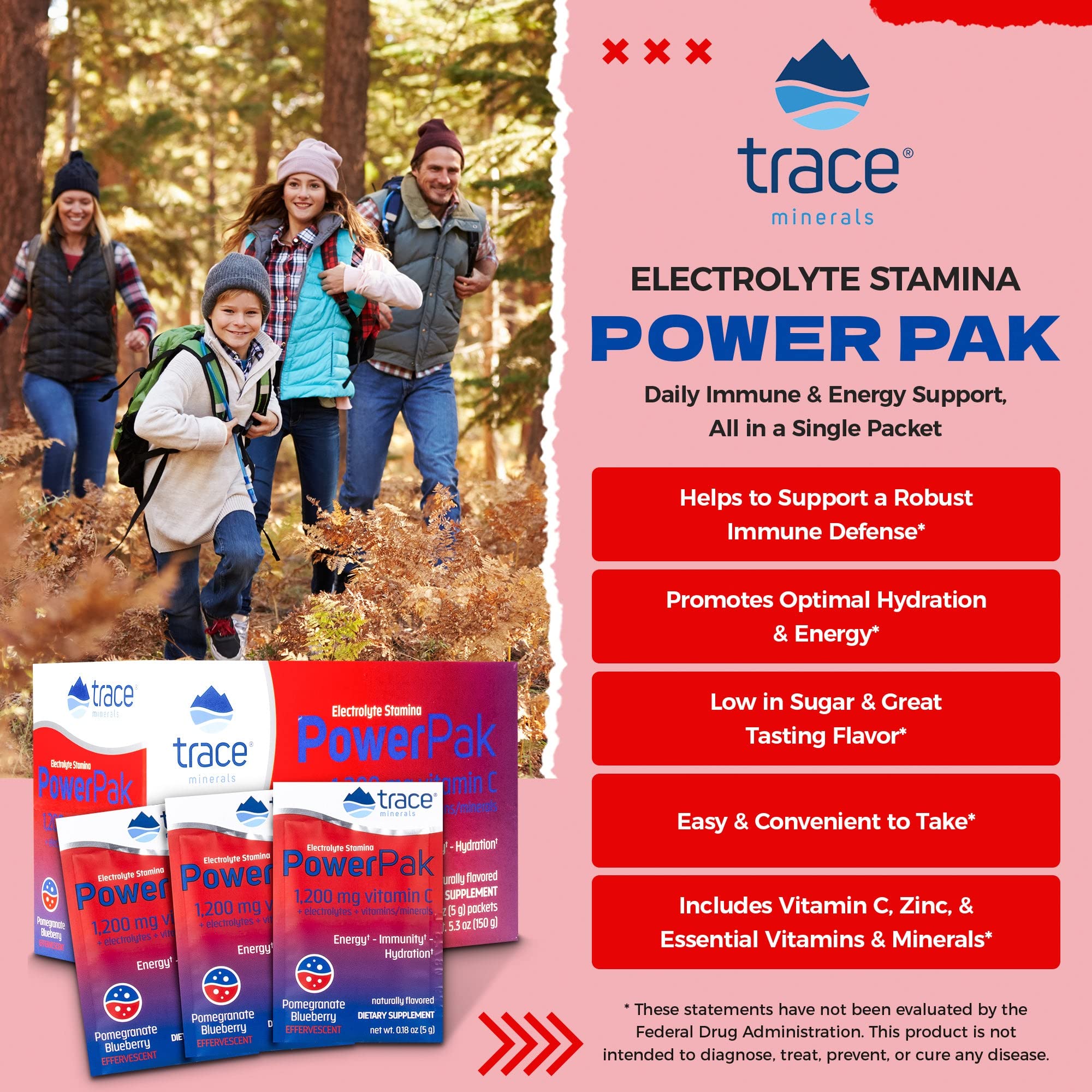 Foto 2 | Paquetes De Electrolitos En Polvo, Oligoelementos Power Pak 30 - Venta Internacional.