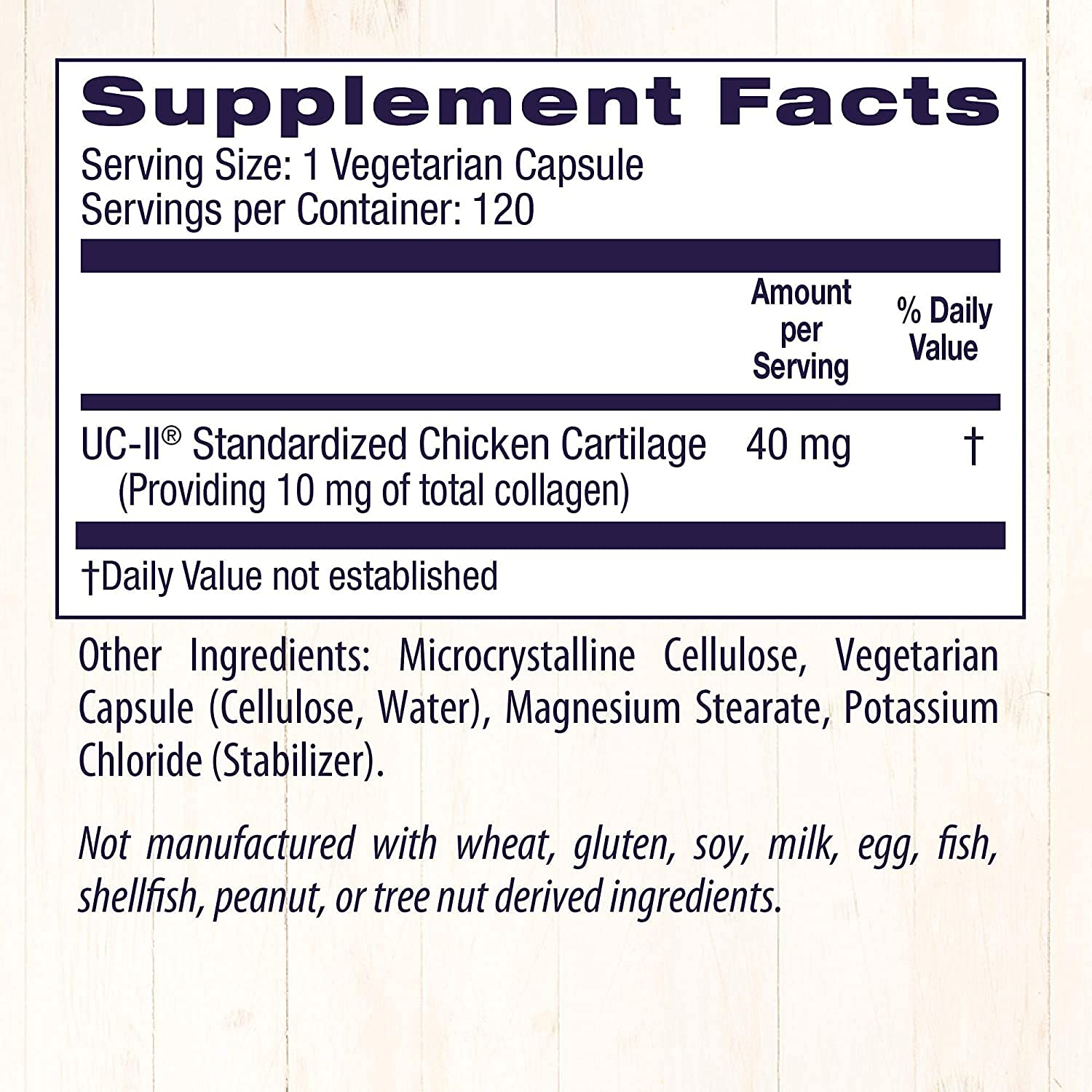 Foto 6 pulgar | Suplemento De Colágeno Healthy Origins Uc-ii 40 Mg 120 Cápsulas - Venta Internacional.