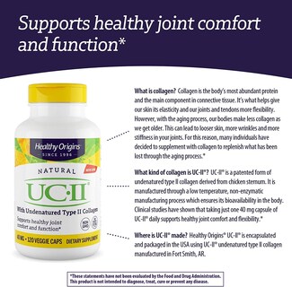 Foto 7 | Suplemento De Colágeno Healthy Origins Uc-ii 40 Mg 120 Cápsulas - Venta Internacional.