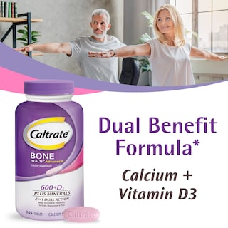 Foto 2 | Suplemento Caltrate 600 Plus D3 Plus Minerals 165 Tabletas - Venta Internacional.