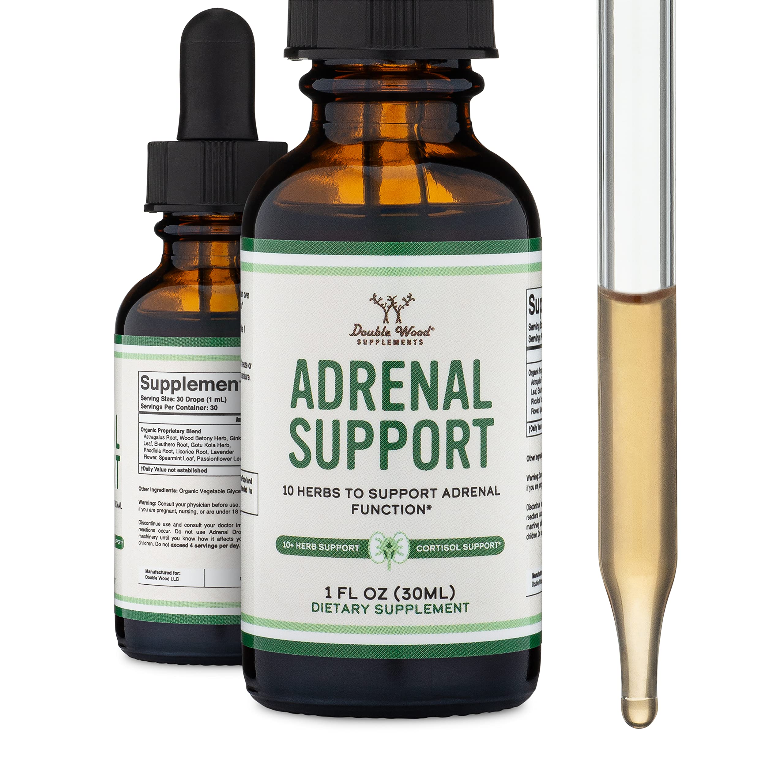 Foto 2 pulgar | Suplementos De Apoyo Suprarrenal Double Wood Liquid Drops - Venta Internacional.