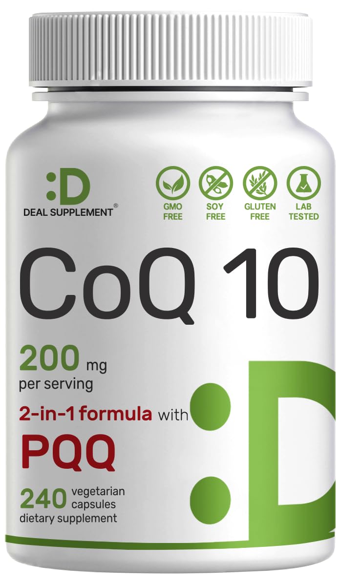 Foto 2 pulgar | Oferta De Suplementos: Suplemento De Coq10 De 200 Mg Y Pqq De 200 Mcg, 240 Cápsulas - Venta Internacional.