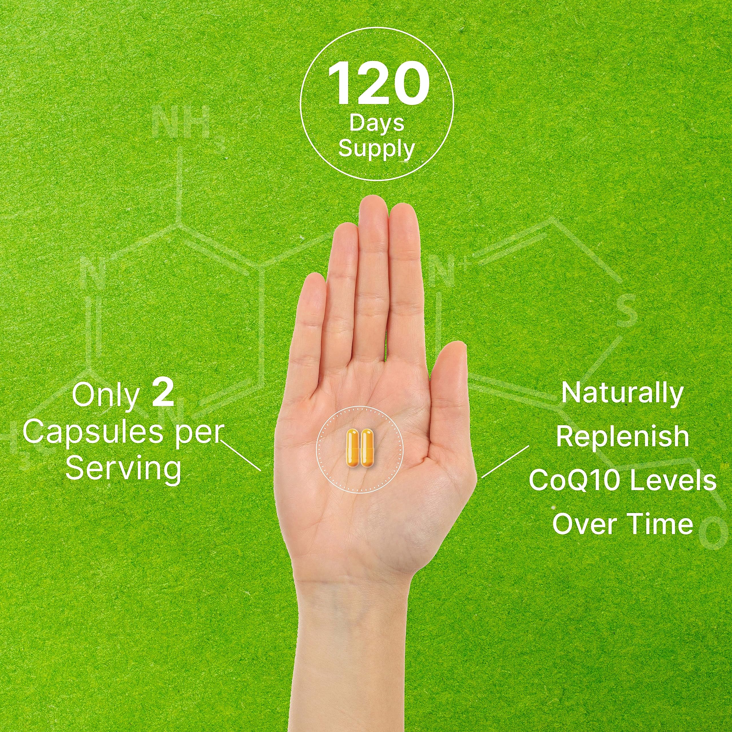 Foto 6 pulgar | Oferta De Suplementos: Suplemento De Coq10 De 200 Mg Y Pqq De 200 Mcg, 240 Cápsulas - Venta Internacional.