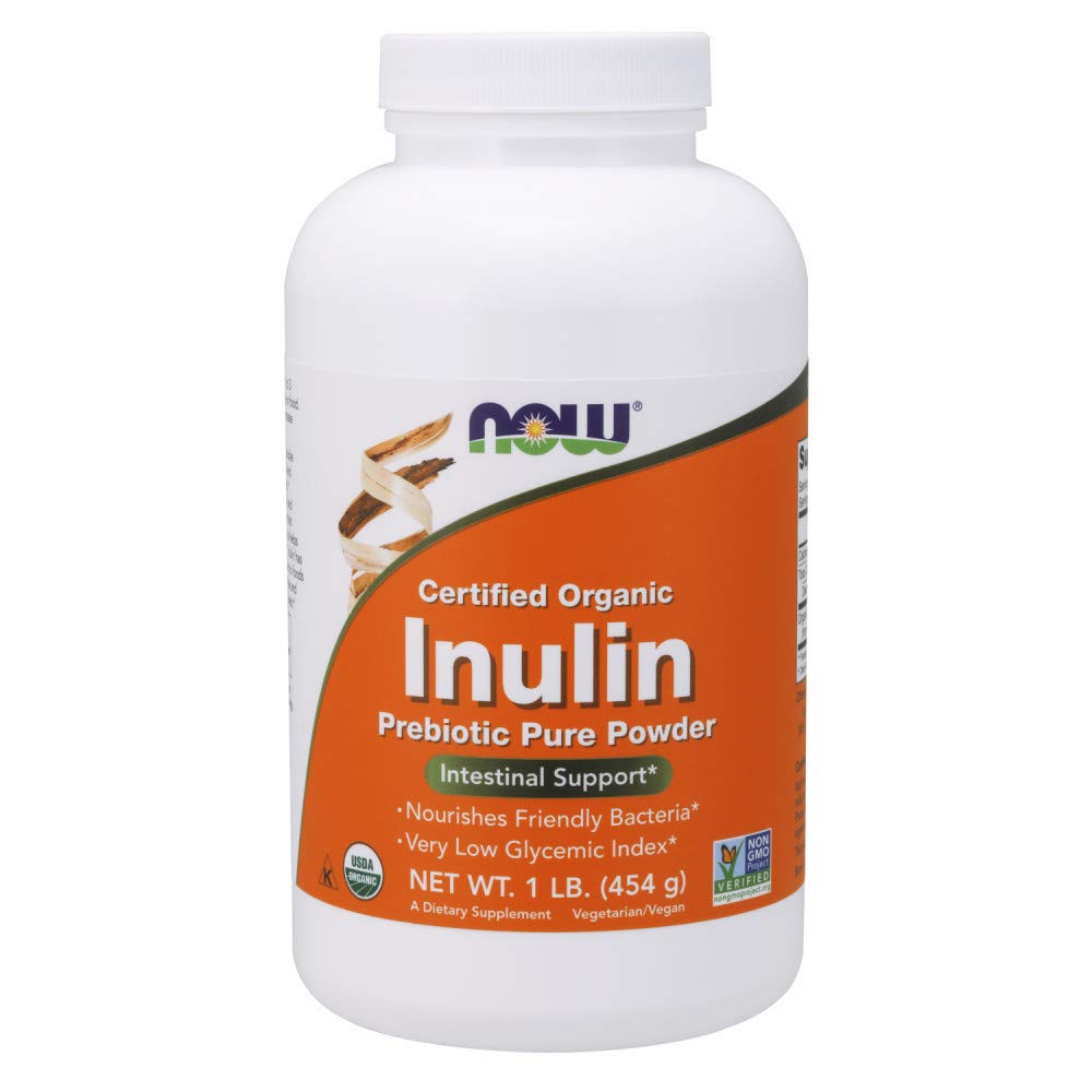 Polvo Puro Prebiótico De Inulina Supplement Now Foods, 454 G - Venta Internacional.