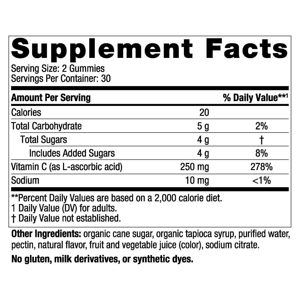 Foto 3 pulgar | Gomitas De Vitamina C Nordic Naturals Tarta De Mandarina 250 Mg - Venta Internacional.