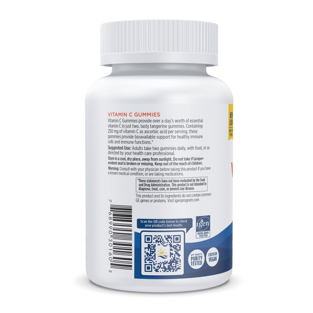Foto 4 pulgar | Gomitas De Vitamina C Nordic Naturals Tarta De Mandarina 250 Mg - Venta Internacional.