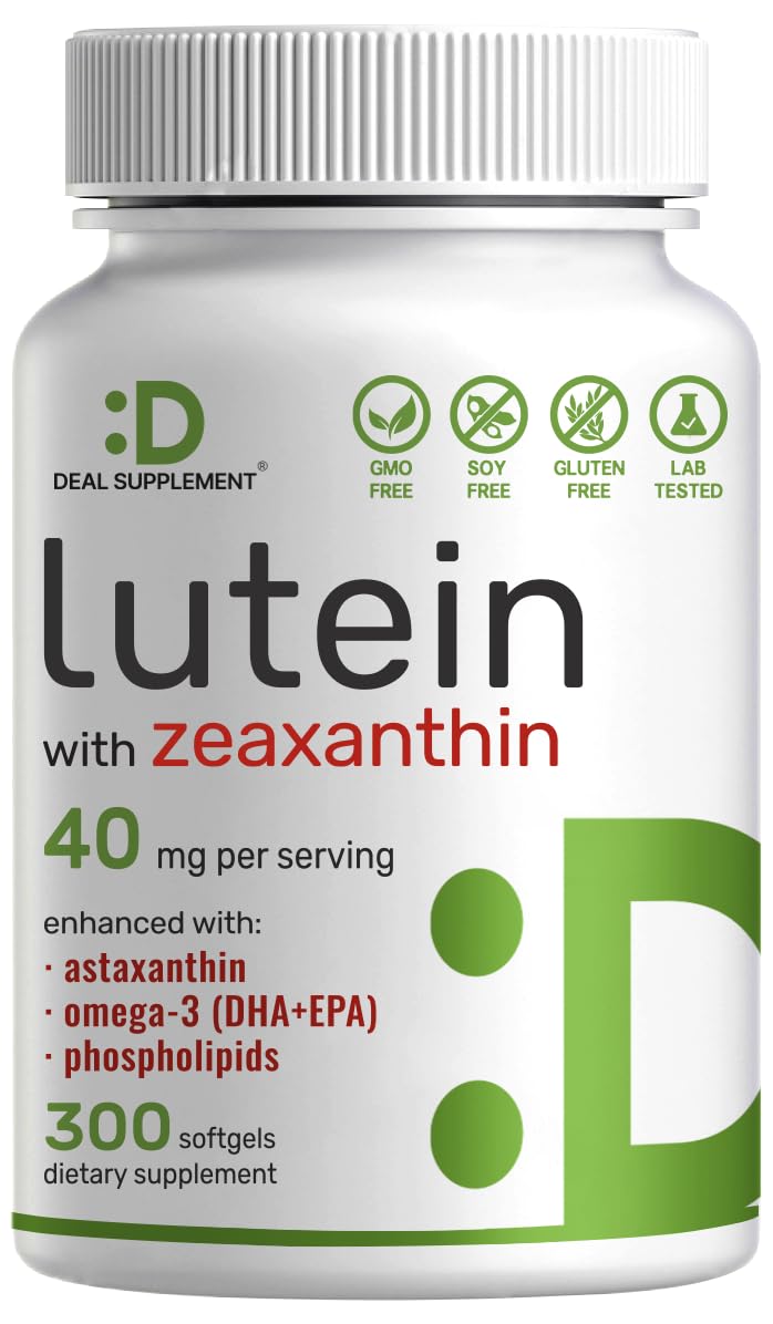 Foto 2 pulgar | Suplemento De Luteína Y Zeaxantina, 40 Mg, 300 Cápsulas Blandas - Venta Internacional.