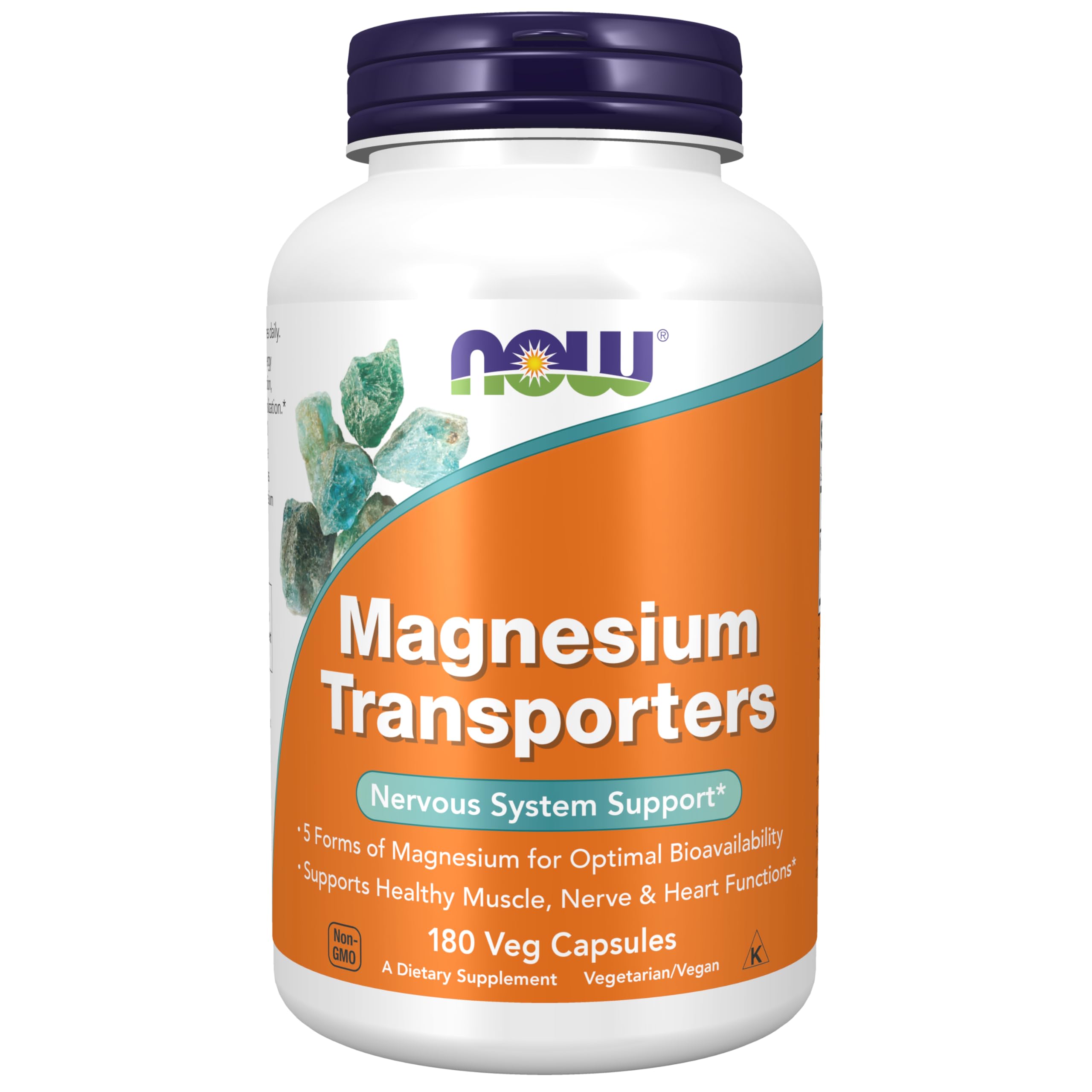 Foto 2 pulgar | Supplements Now Foods Magnesium Transporters 180 Cápsulas Vegetarianas - Venta Internacional.