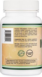 Foto 3 | Suplemento De Cápsulas De Inositol Double Wood De 1000 Mg (60 Unidades) - Venta Internacional.