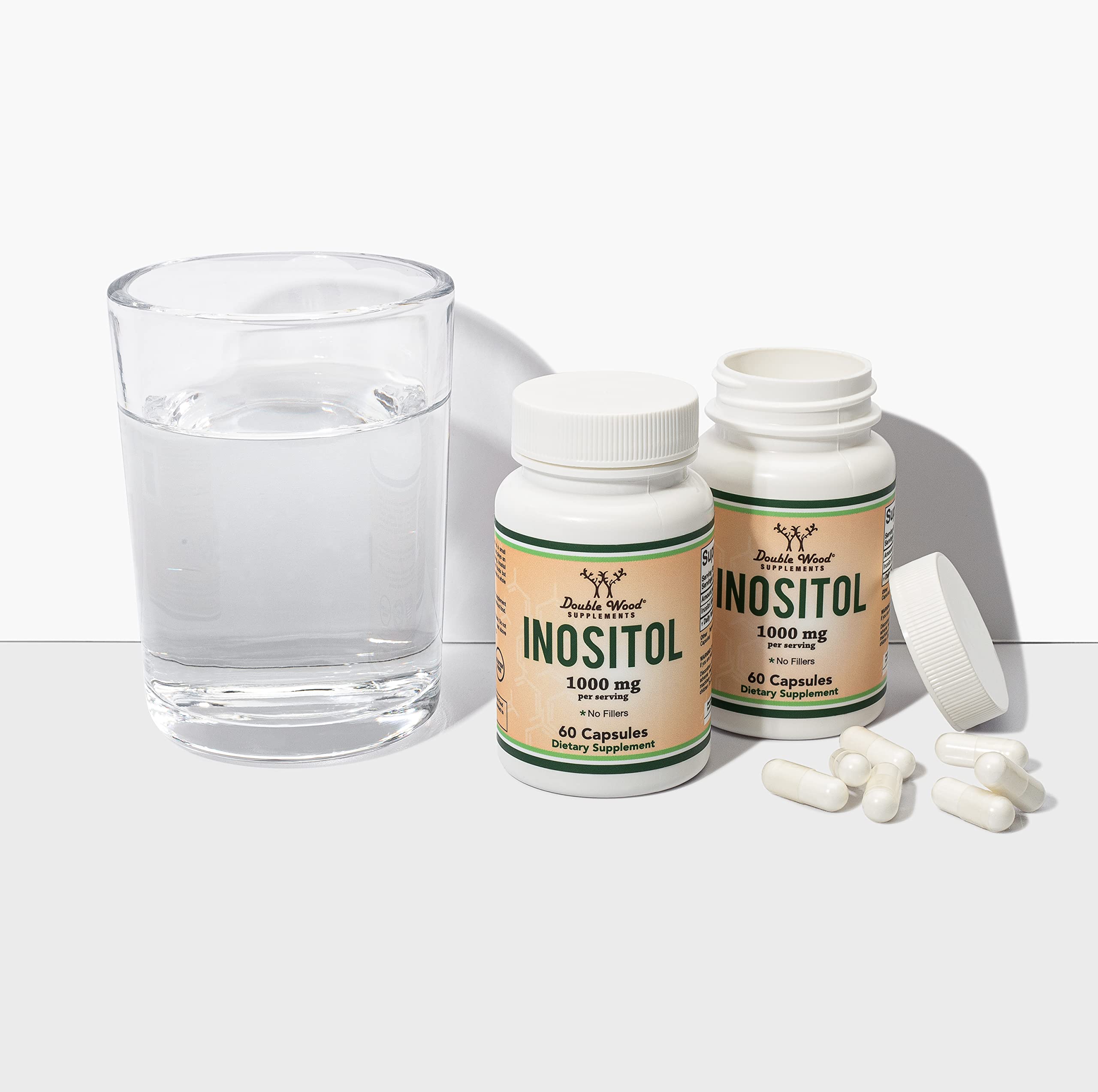 Foto 7 pulgar | Suplemento De Cápsulas De Inositol Double Wood De 1000 Mg (60 Unidades) - Venta Internacional.