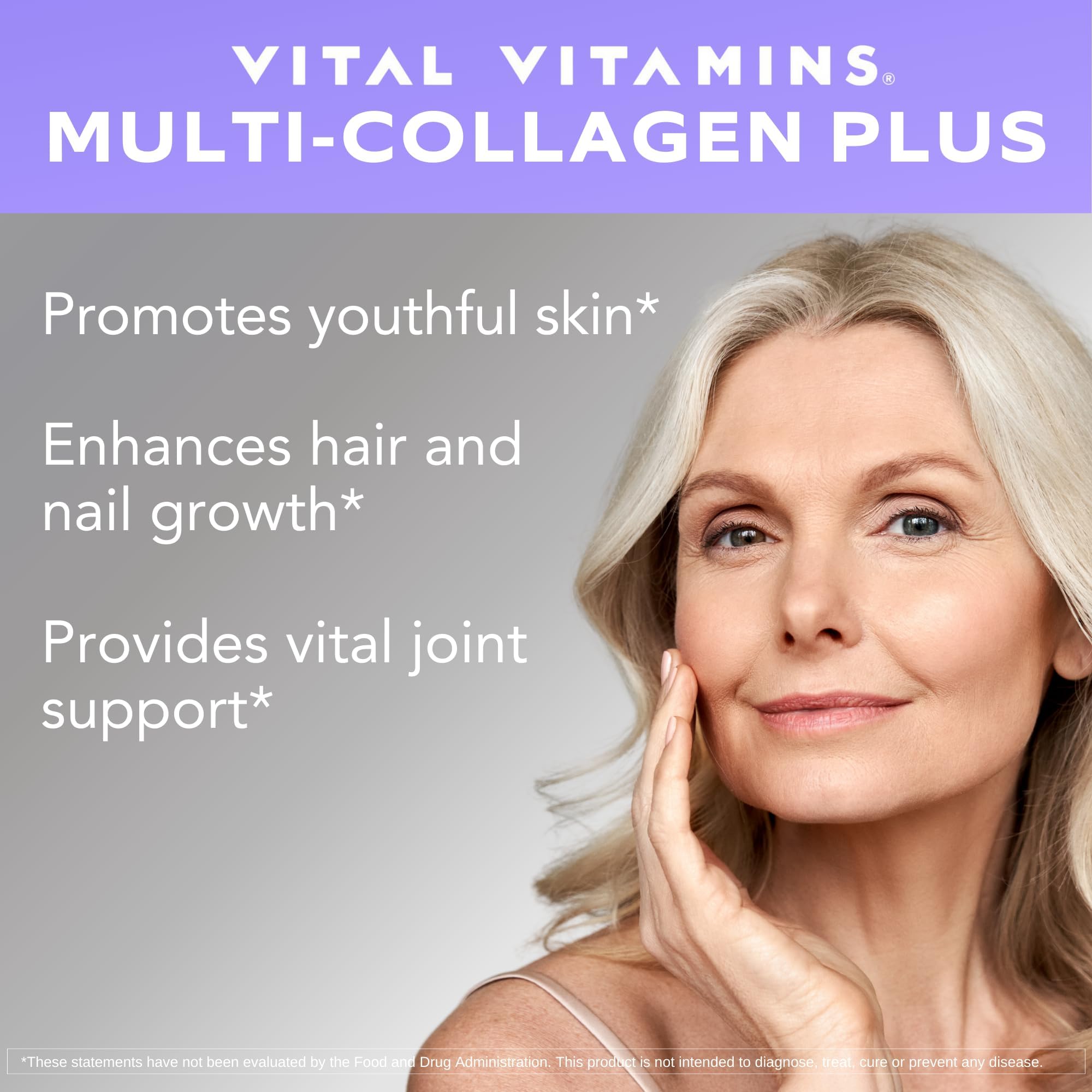Foto 3 pulgar | Suplemento Vital Vitamins Multi Collagen Plus Para La Belleza - Venta Internacional.