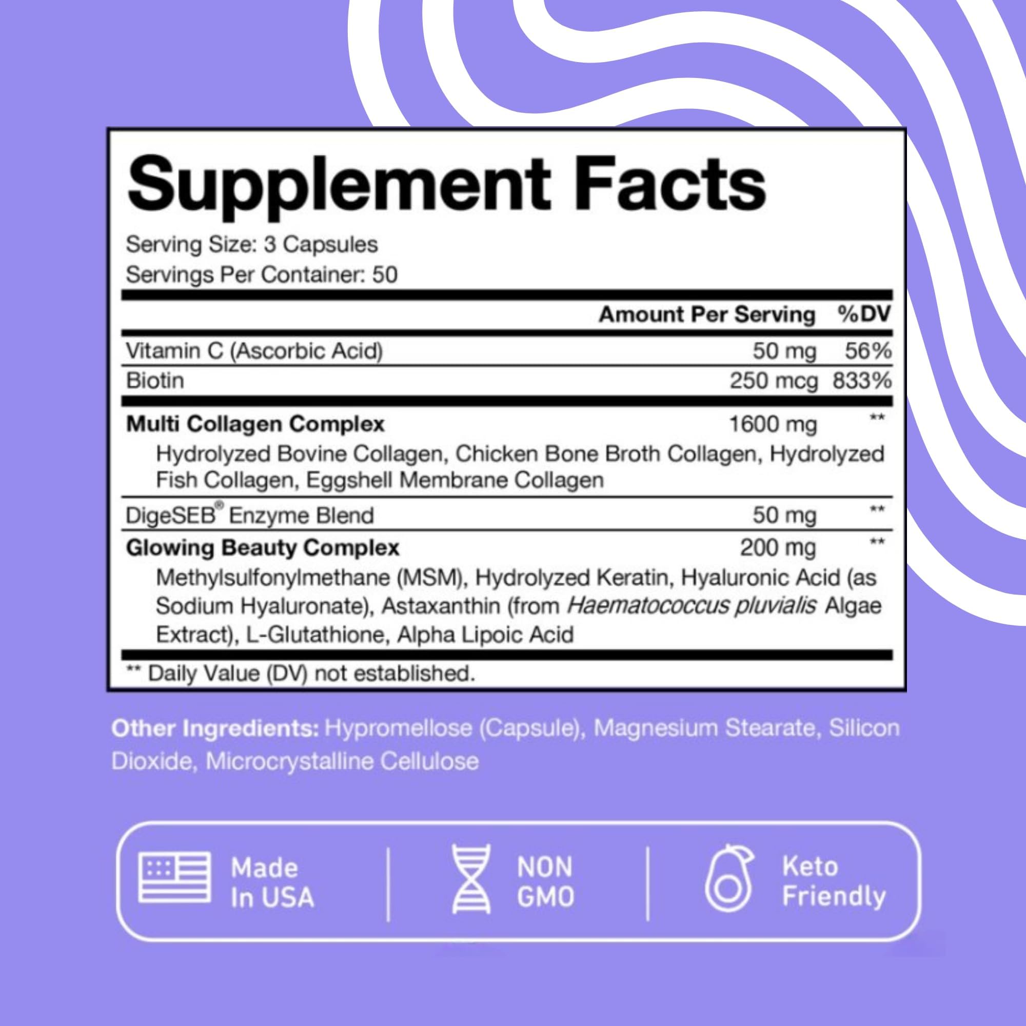 Foto 7 pulgar | Suplemento Vital Vitamins Multi Collagen Plus Para La Belleza - Venta Internacional.