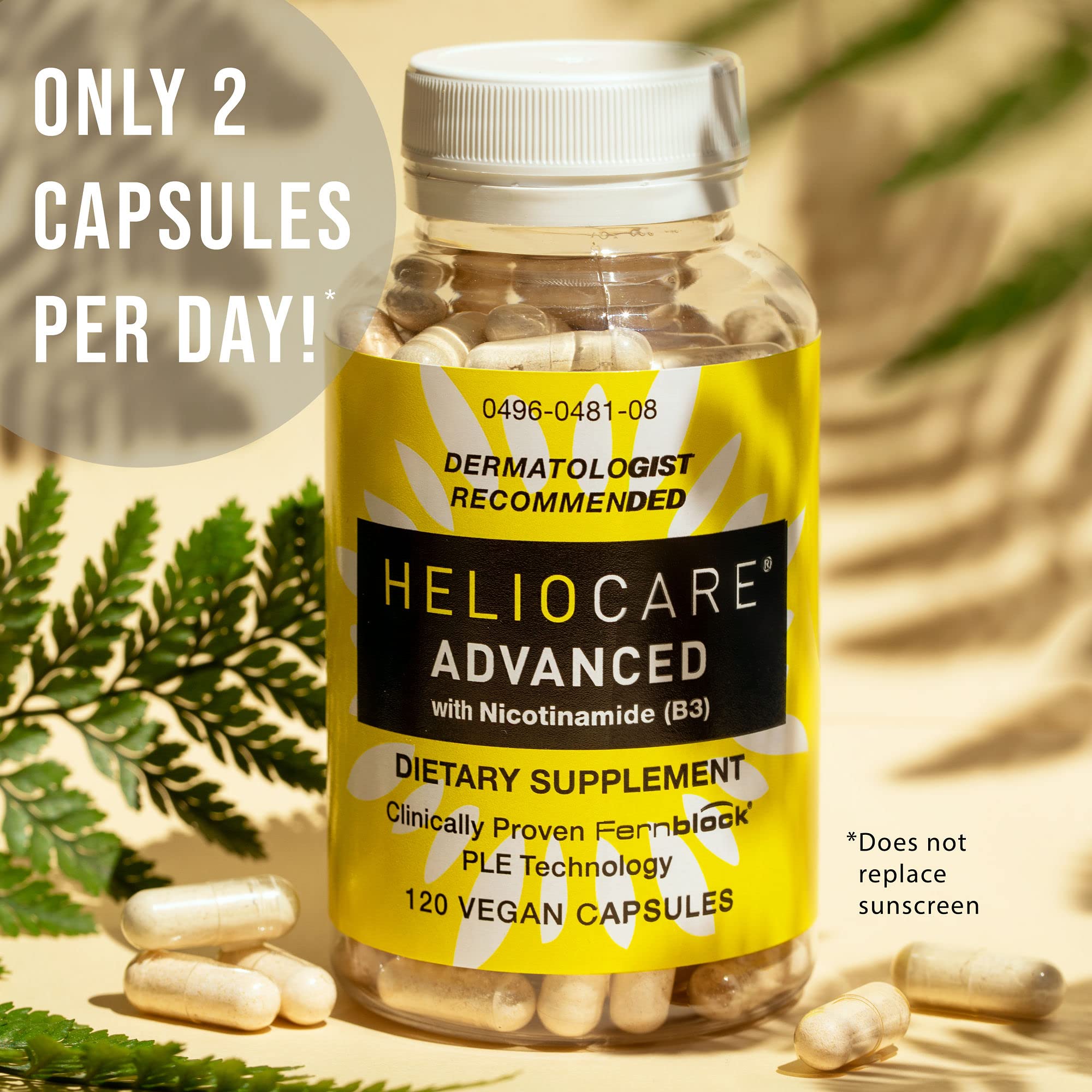 Foto 4 pulgar | Suplemento Heliocare Advanced Niacin B3 Con Fernblock Ple 120 Cápsulas - Venta Internacional.