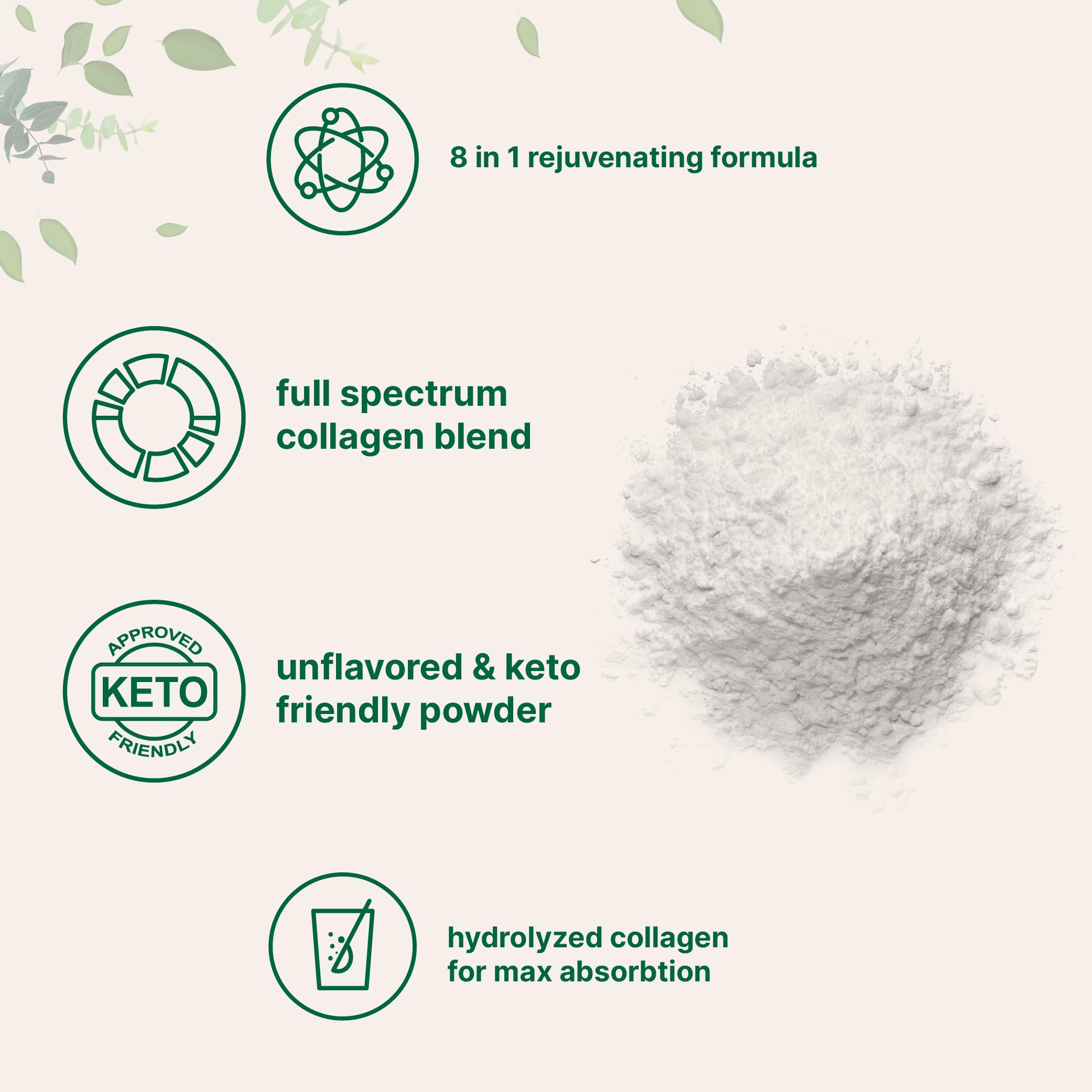 Foto 5 pulgar | Microingredientes De Péptidos De Colágeno En Polvo, 500 Ml, Tipo I, Ii, Iii, V, X - Venta Internacional.