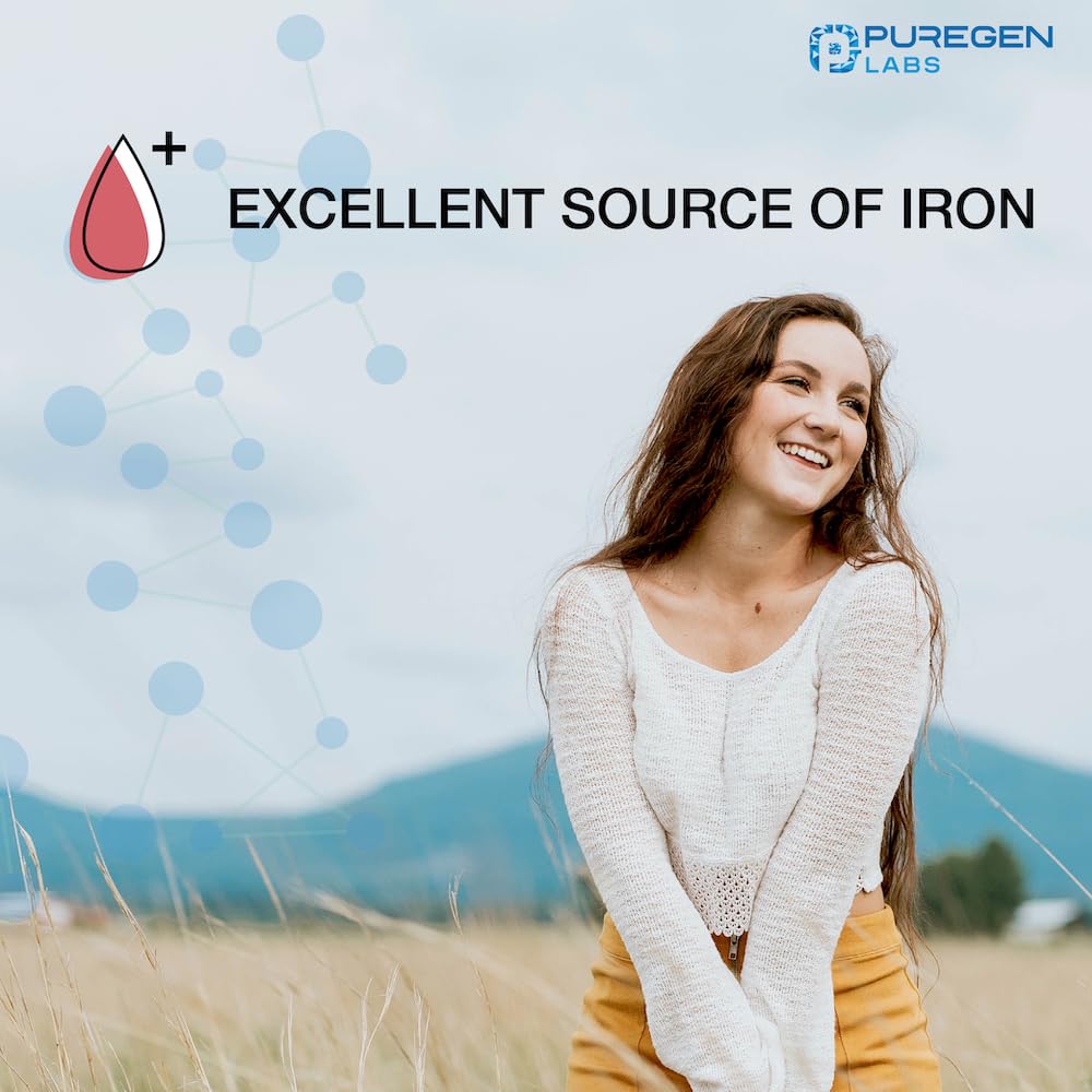 Foto 4 | Suplemento De Hierro Puregen Labs Gluconato Ferroso 324 Mg X 100 - Venta Internacional.