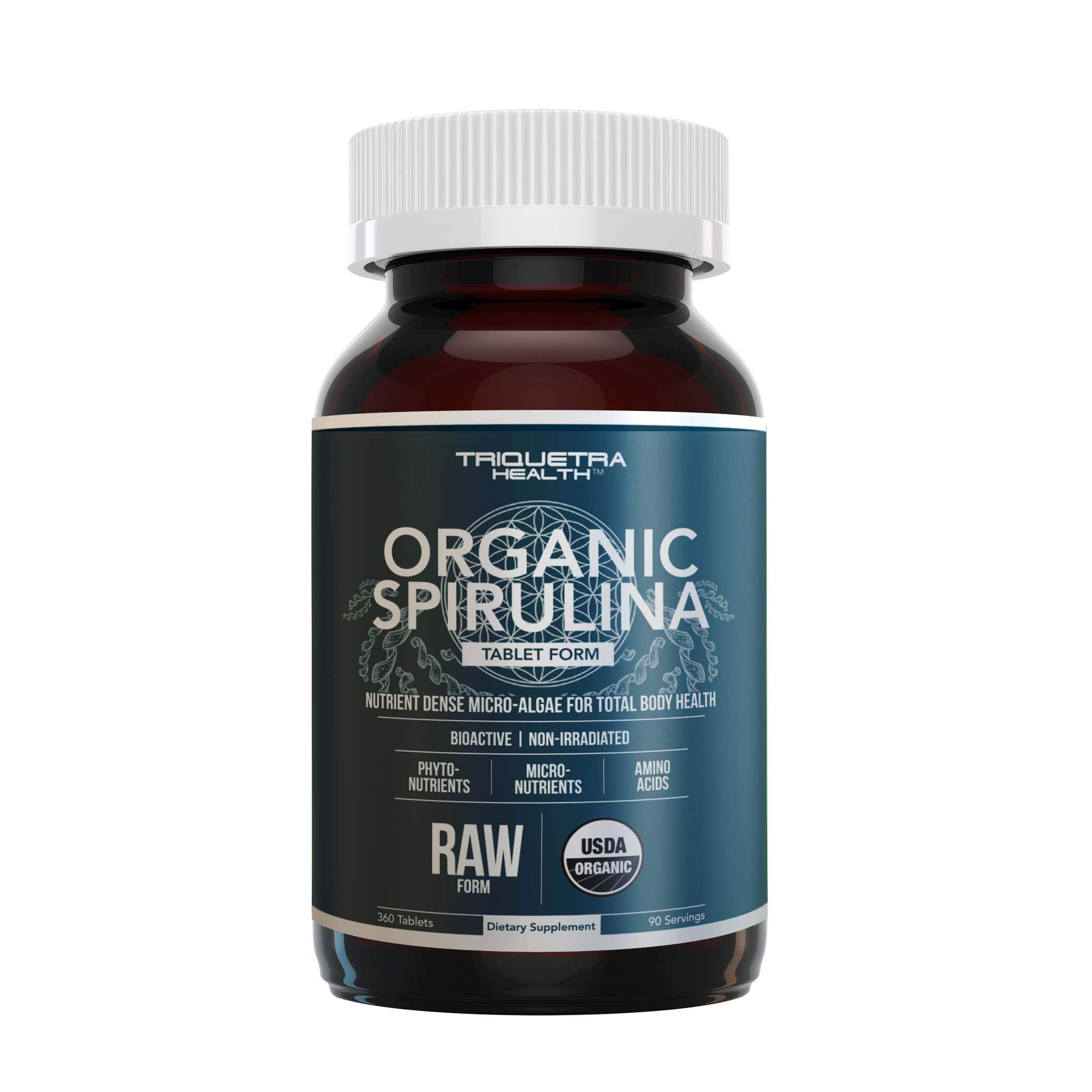 Foto 1 | Suplemento Triquetra Health, Espirulina Orgánica, 360 Tabletas - Venta Internacional.