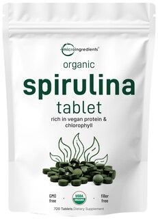 Foto 1 | Suplemento De Microingredientes: Espirulina Orgánica, 3000 Mg, 720 Tabletas - Venta Internacional.