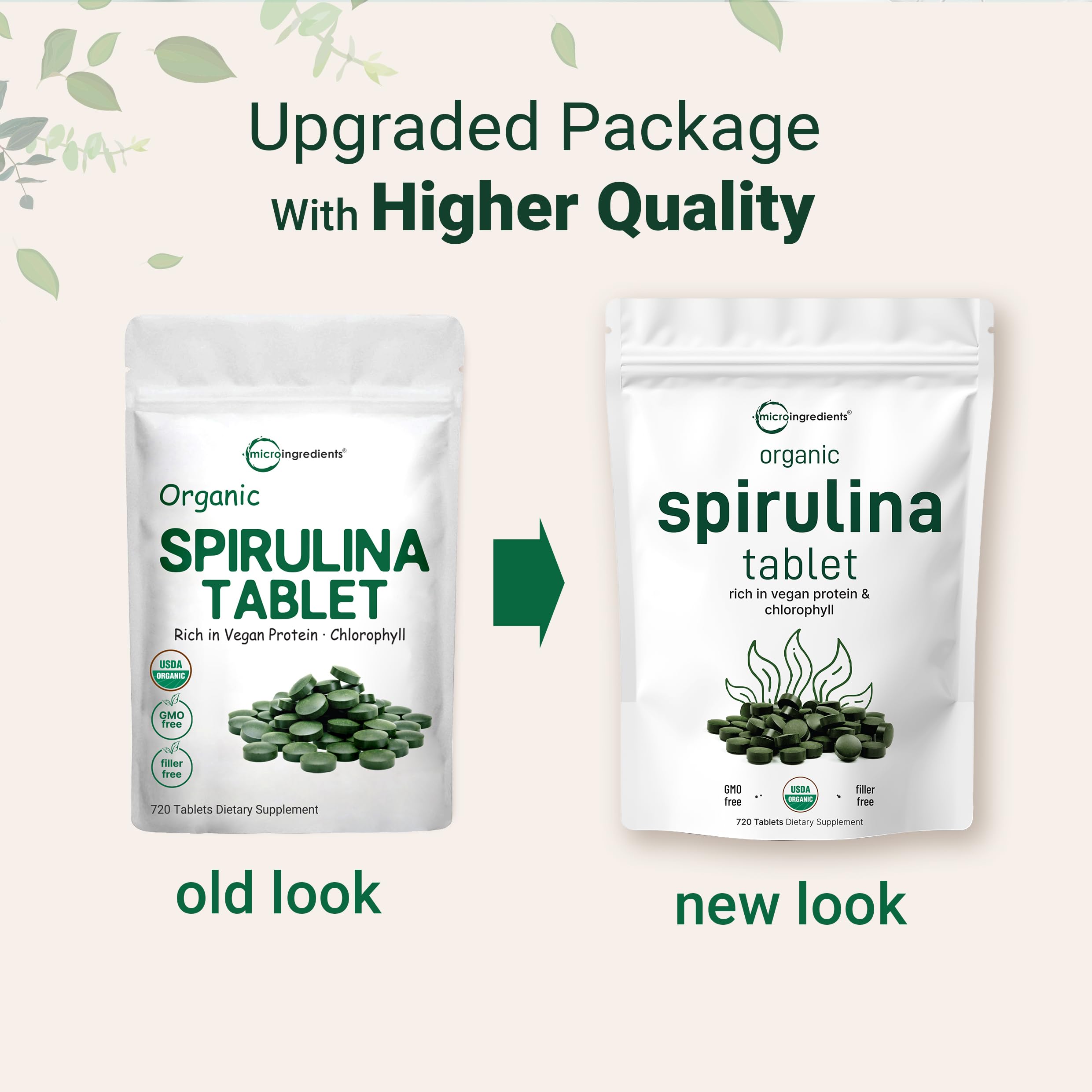 Foto 5 pulgar | Suplemento De Microingredientes: Espirulina Orgánica, 3000 Mg, 720 Tabletas - Venta Internacional.