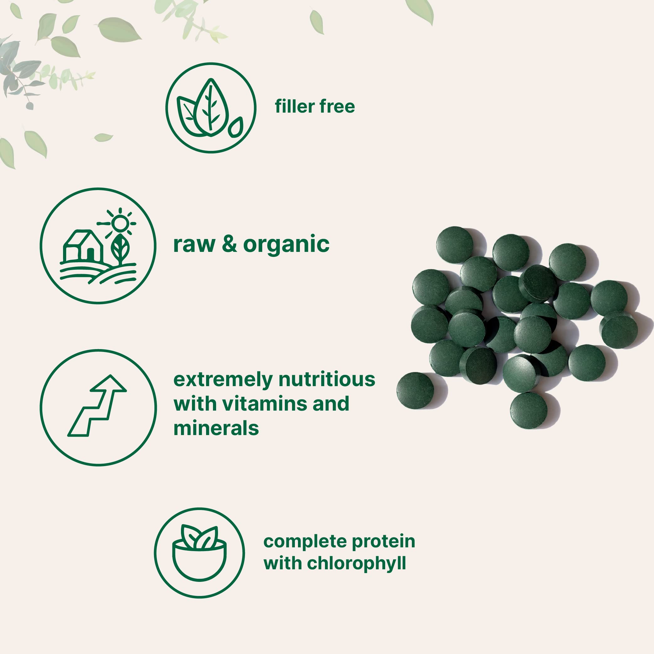 Foto 6 pulgar | Suplemento De Microingredientes: Espirulina Orgánica, 3000 Mg, 720 Tabletas - Venta Internacional.