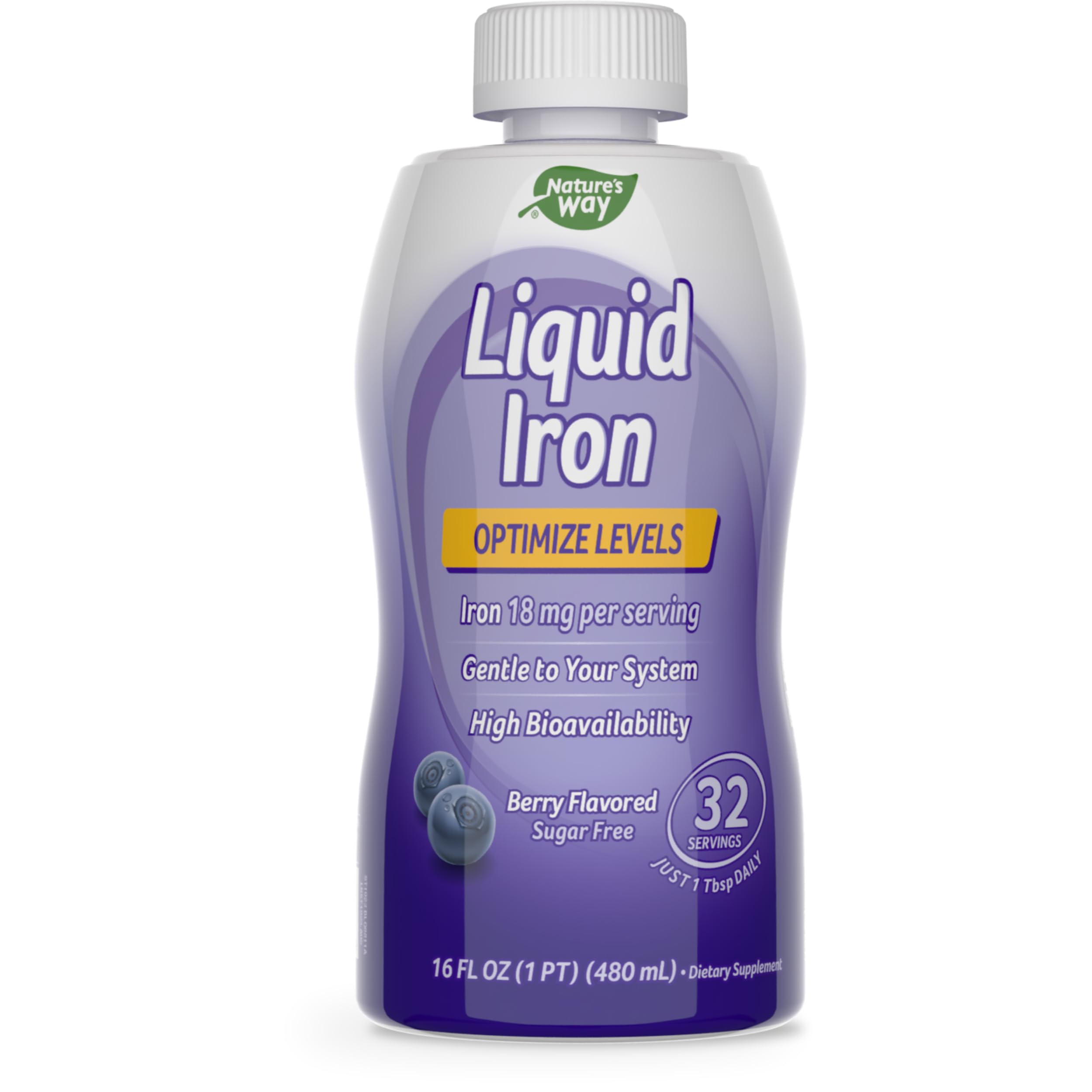 Foto 2 pulgar | Suplemento Nature's Way Liquid Iron, 473 Ml, Sin Azúcar - Venta Internacional.