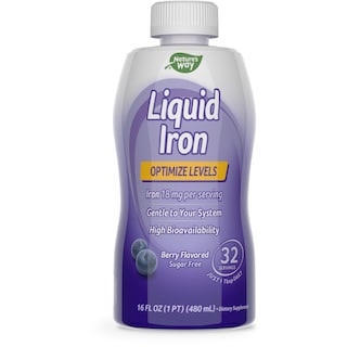 Foto 1 | Suplemento Nature's Way Liquid Iron, 473 Ml, Sin Azúcar - Venta Internacional.