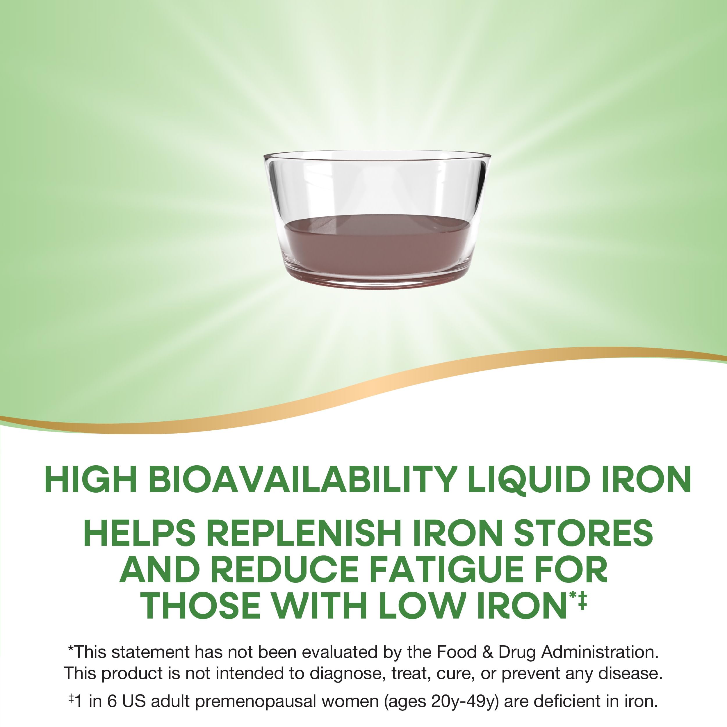 Foto 3 pulgar | Suplemento Nature's Way Liquid Iron, 473 Ml, Sin Azúcar - Venta Internacional.