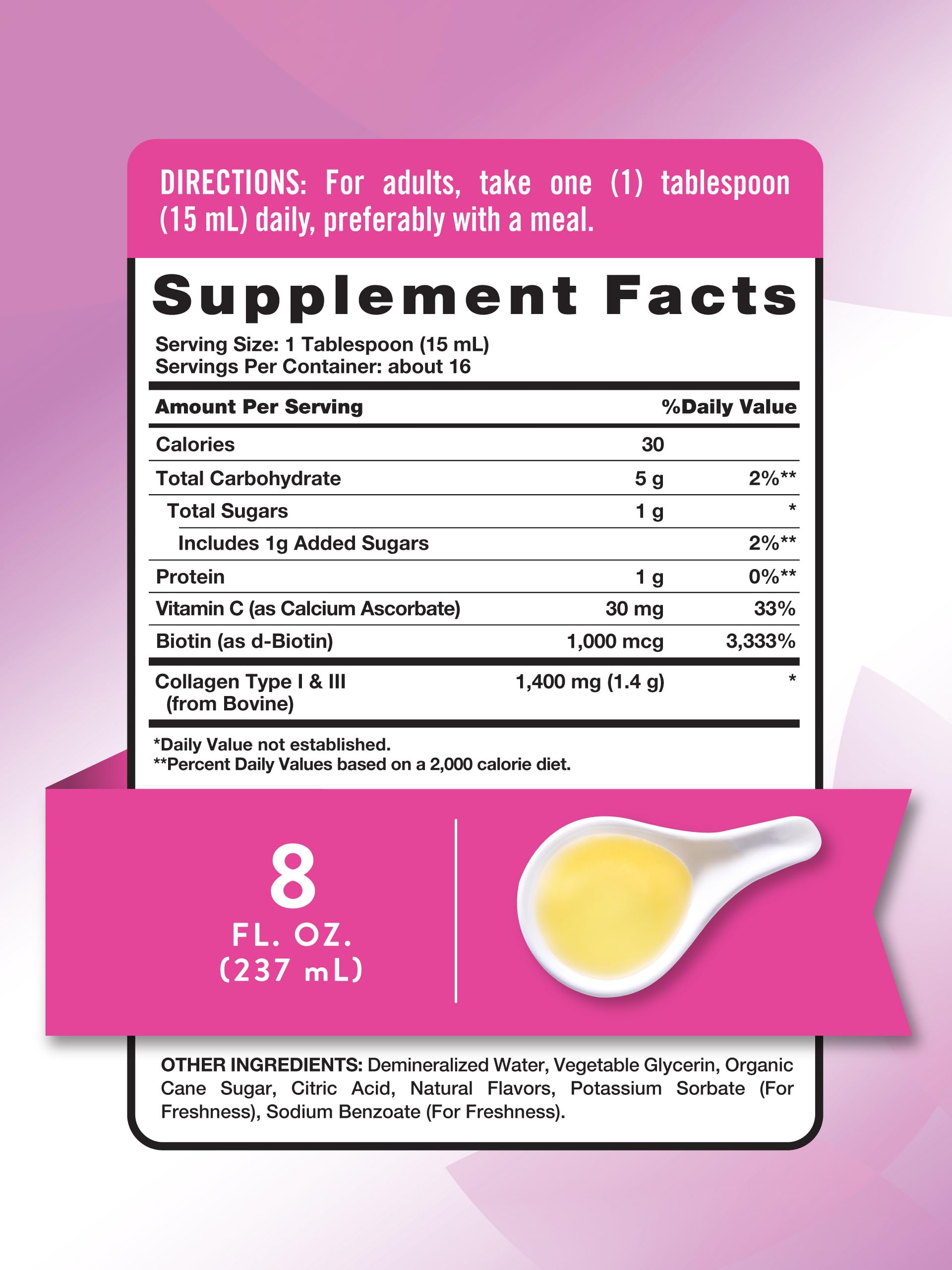 Foto 3 pulgar | Suplemento De Colágeno Líquido Nature's Truth, 240 Ml, Sabor A Bayas - Venta Internacional.