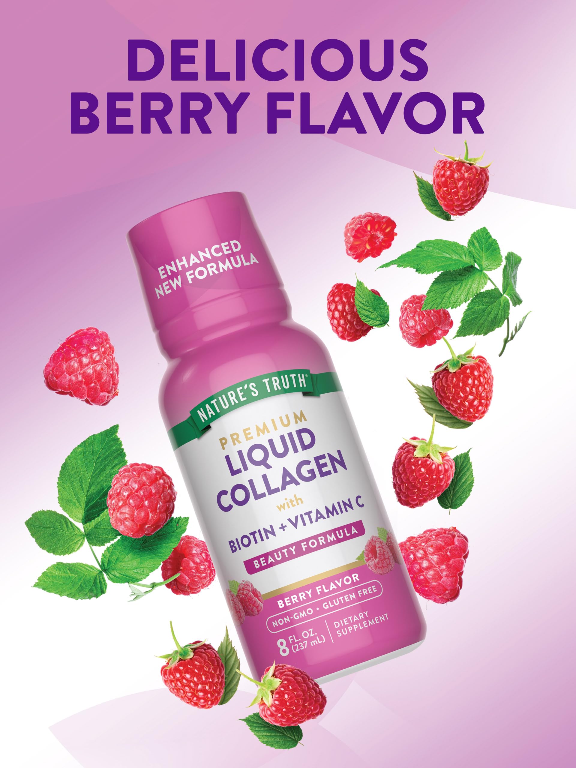 Foto 6 | Suplemento De Colágeno Líquido Nature's Truth, 240 Ml, Sabor A Bayas - Venta Internacional.