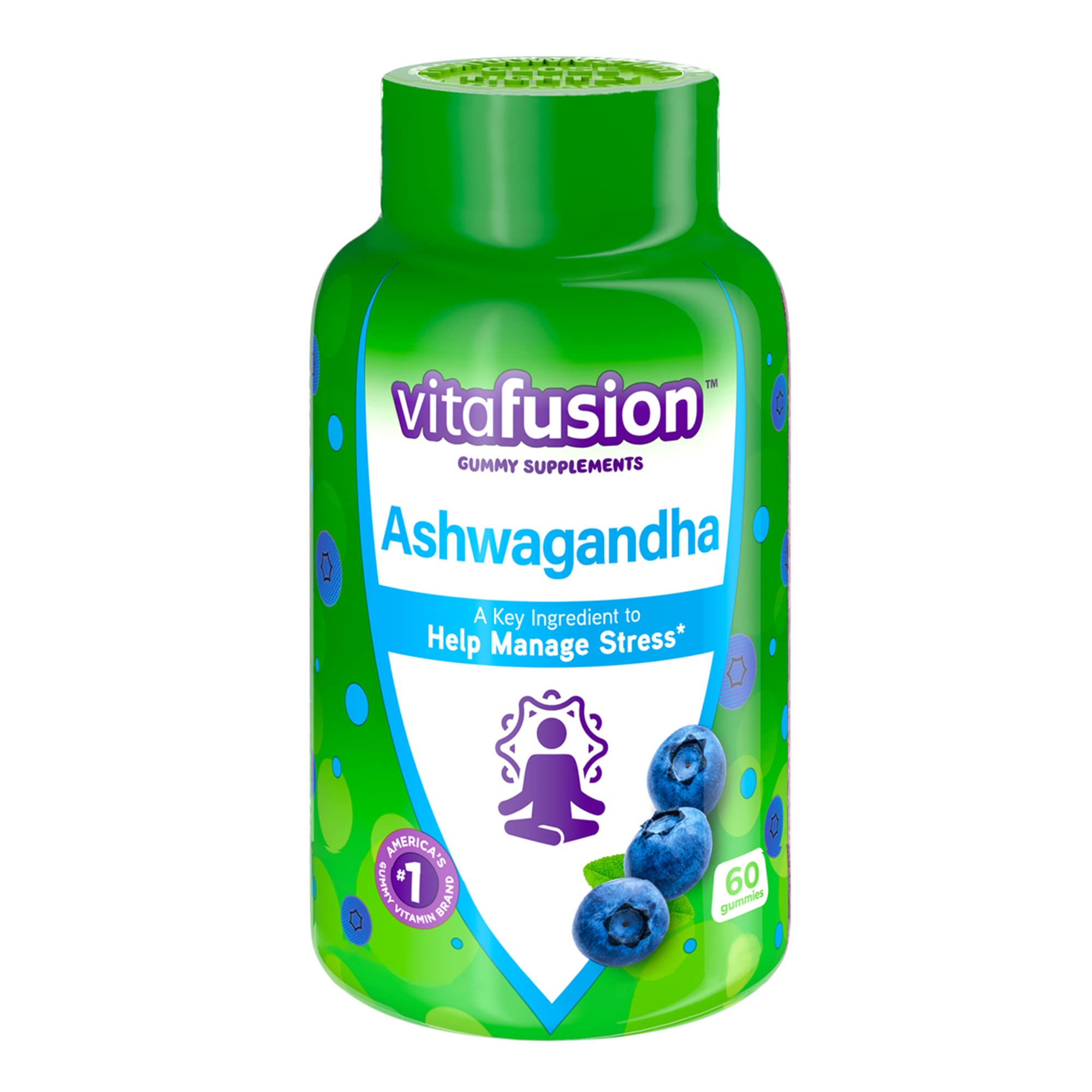 Foto 2 pulgar | Gomitas Vitafusion Ashwagandha 125 Mg Con Sensoril, 60 Unidades - Venta Internacional.