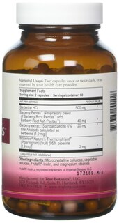 Foto 2 | Suplemento True Botanica Berberine Plus 120 Cápsulas - Venta Internacional.
