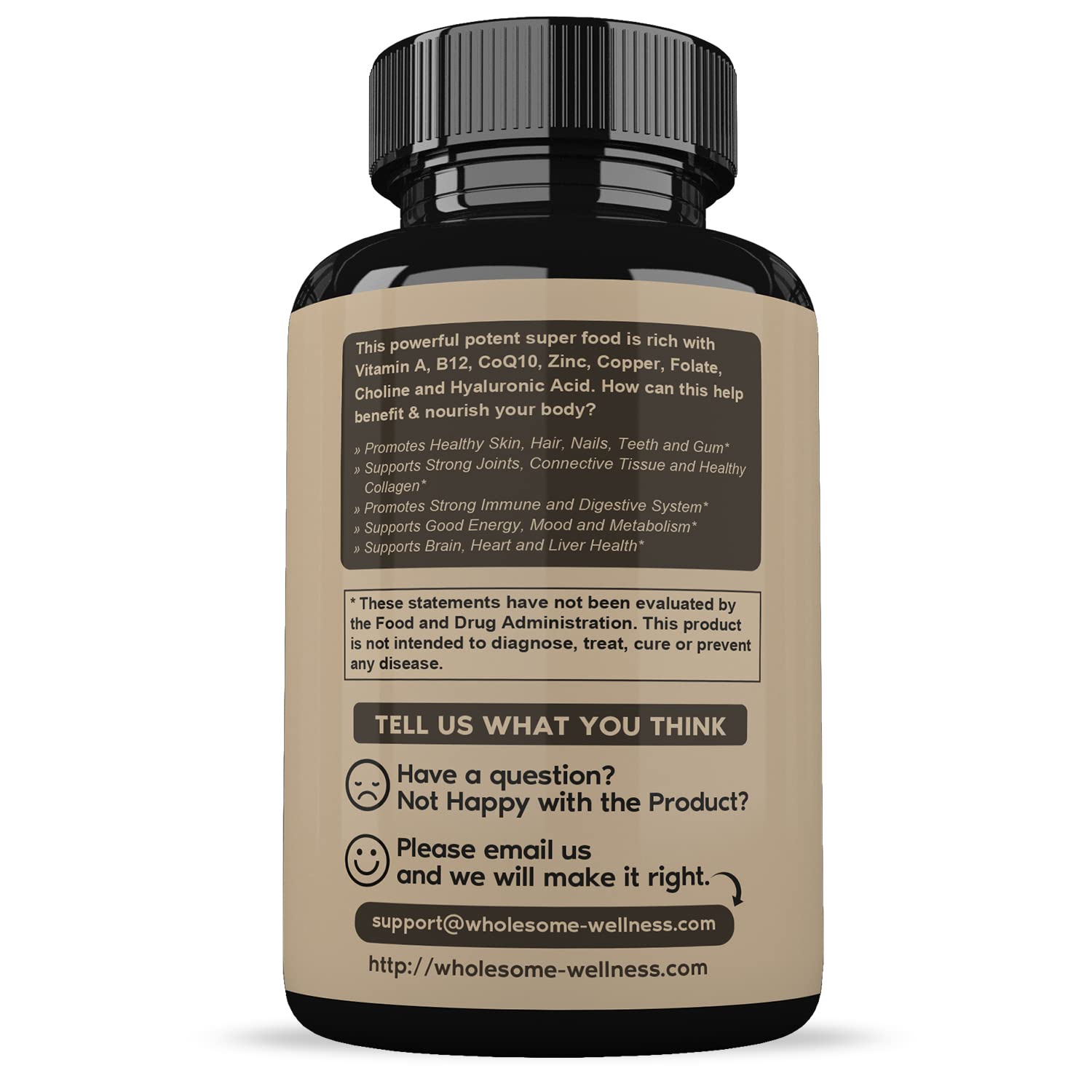 Foto 7 | Suplemento Wholesome Wellness para El Bienestar Saludable de Hígado de 180 Cápsulas-Venta Internacional