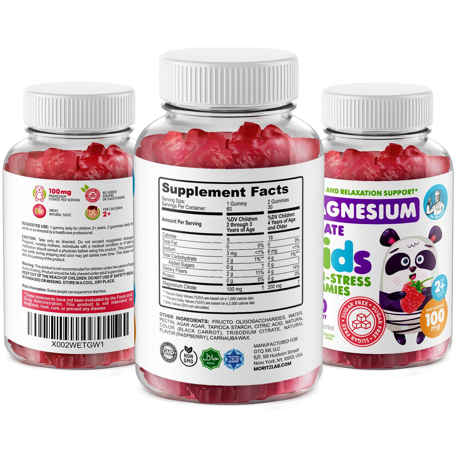Foto 6 | Gomitas De Magnesio Dr. Moritz Sin Azúcar Calm Para Niños Y Adultos - Venta Internacional.