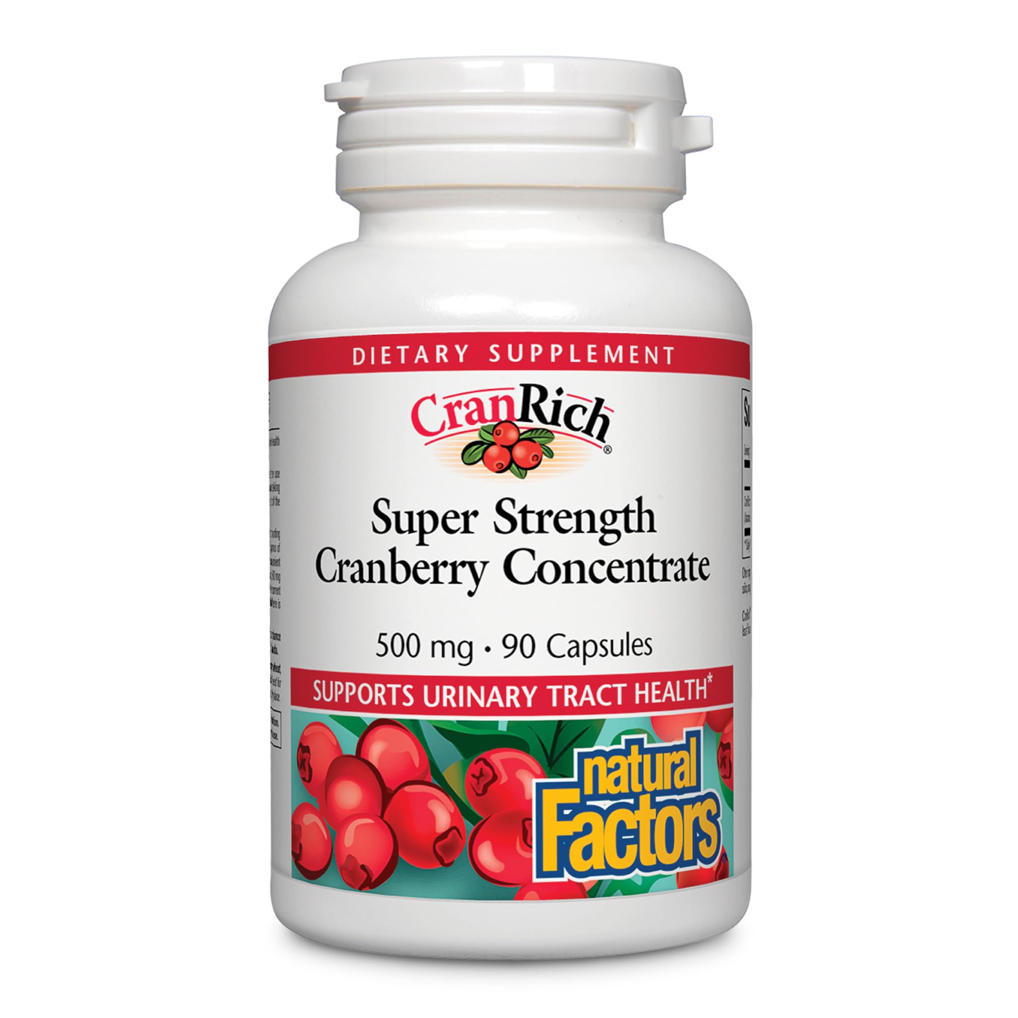 Suplemento Natural Factors Cranrich Cranberry 90 Cápsulas - Venta Internacional.