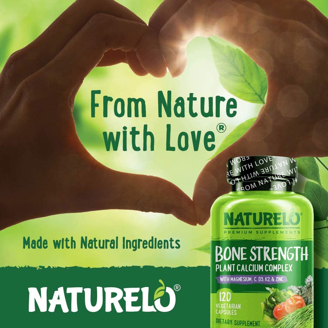 Foto 8 pulgar | Suplemento Naturelo Bone Strength Calcium 600 Mg 120 Cápsulas - Venta Internacional.