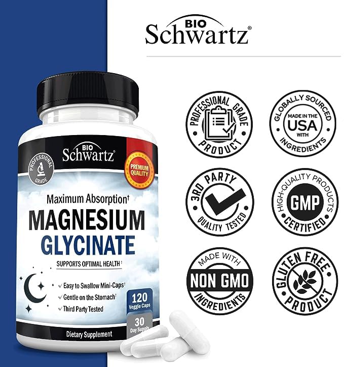 Foto 6 | Cápsulas De Glicinato De Magnesio 500 Mg (120 Minicápsulas) Bioschwartz - Venta Internacional.