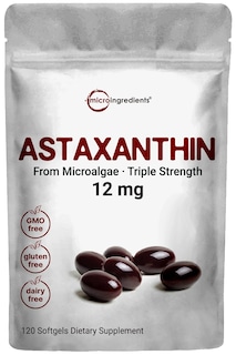 Foto 1 | Suplemento: Microingredientes: Astaxantina, 12 Mg, 120 Cápsulas Blandas - Venta Internacional.