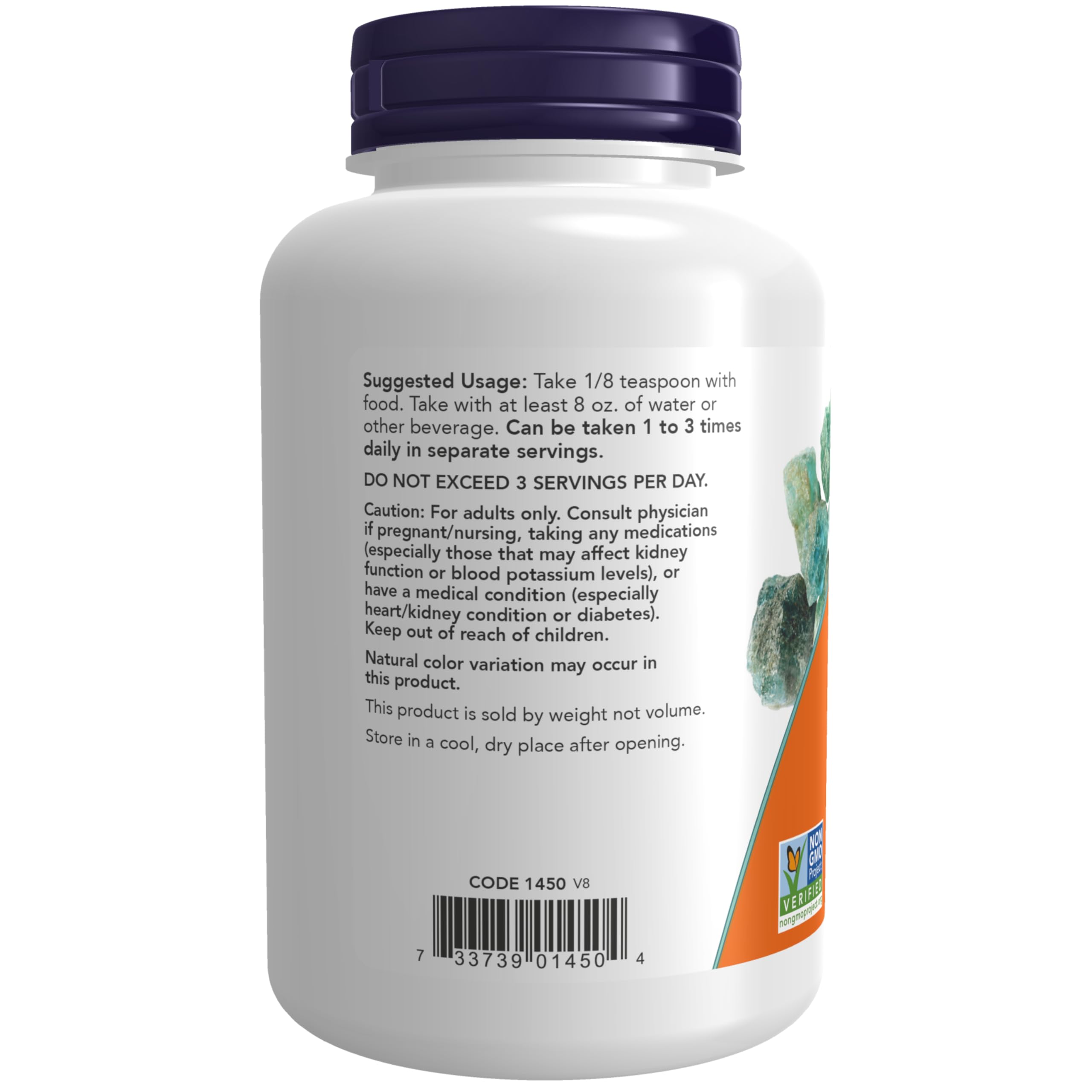Foto 4 pulgar | Suplemento Now Foods De Cloruro De Potasio En Polvo, 240 Ml - Venta Internacional.