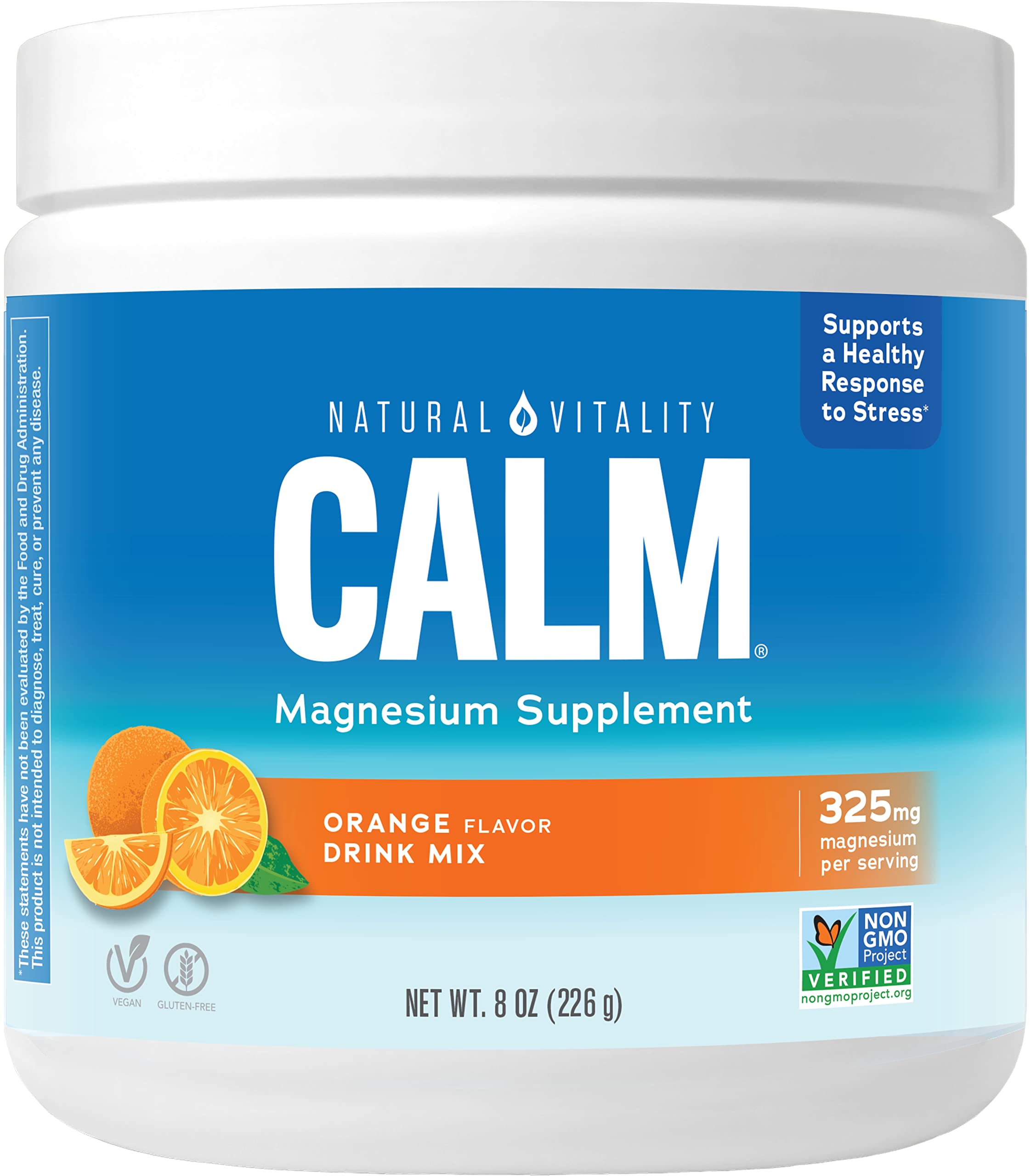 Suplemento Natural Vitality Calm Citrato De Magnesio Naranja 240 Ml - Venta Internacional.