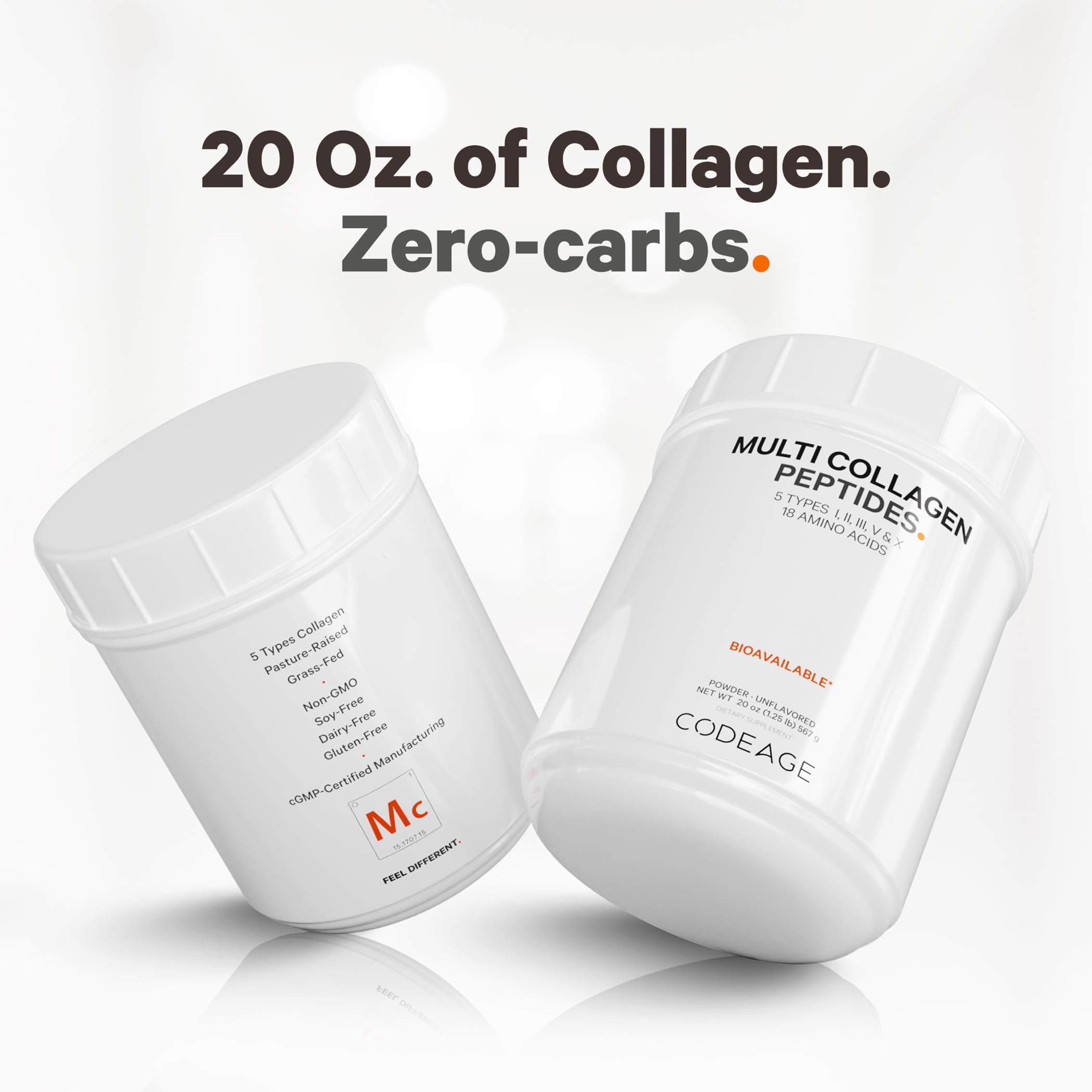 Foto 5 | Proteína De Colágeno En Polvo Codeage Multi, Suministro Para 2 Meses, 560 Ml - Venta Internacional.