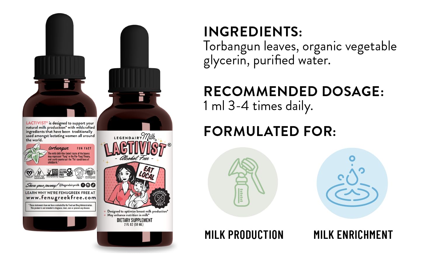 Foto 5 pulgar | Suplemento Para Lactancia Legendairy Milk Lactivist Drops 60 Ml - Venta Internacional.
