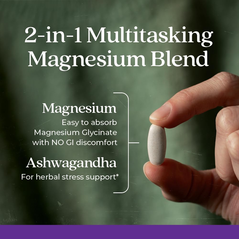 Foto 5 pulgar | Suplemento New Chapter Magnesio + Ashwagandha 325 Mg 60 Unidades - Venta Internacional.