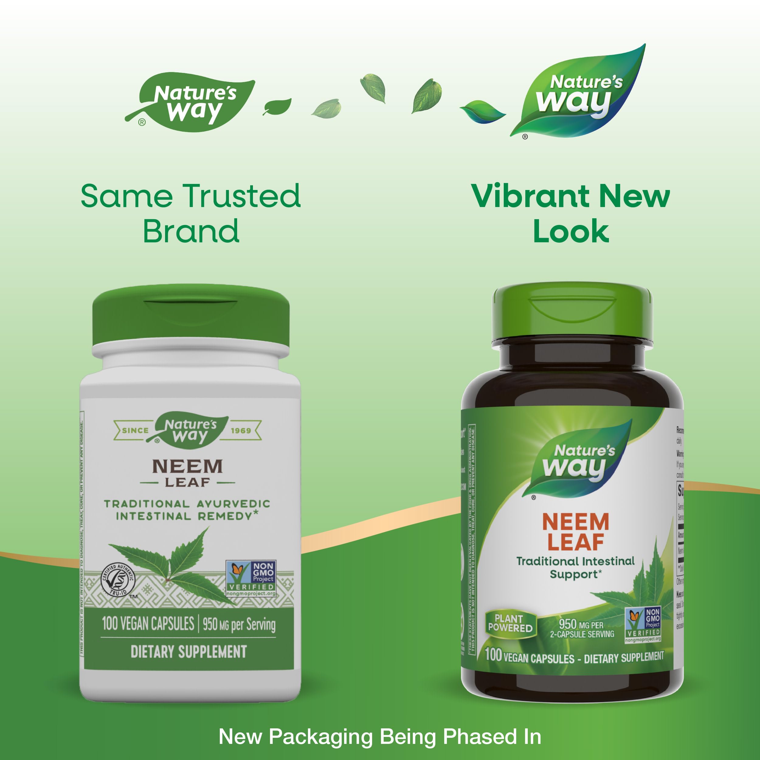 Foto 3 pulgar | Suplemento Nature's Way Herbal Neem Leaf 100 Cápsulas - Venta Internacional.